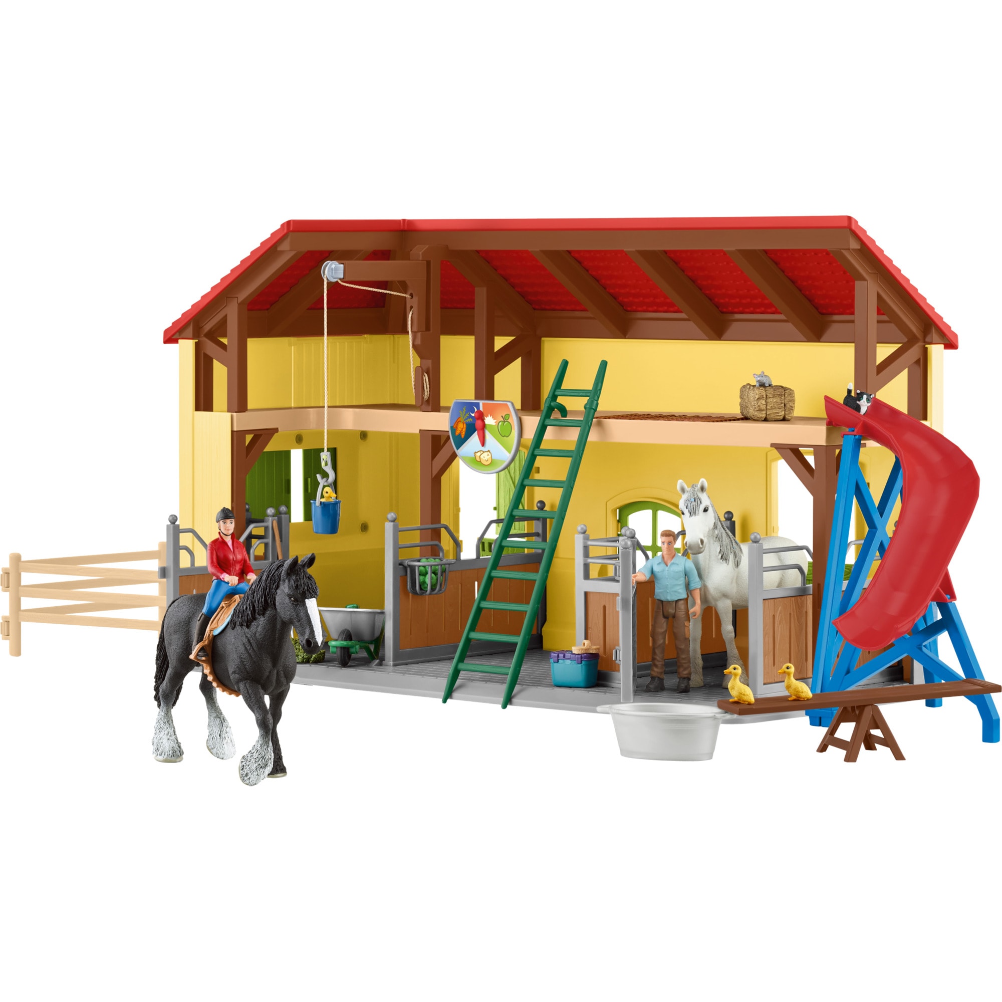 Schleich Spielfigur Farm World Pferdestall - Bild 1