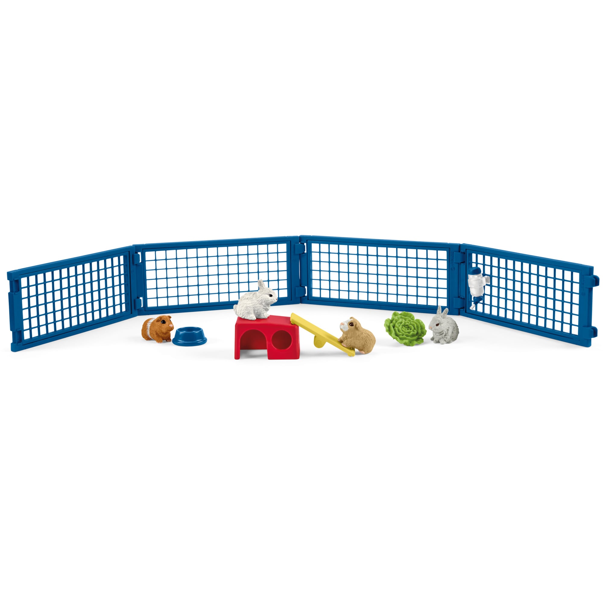 Schleich Spielfigur Farm World Zuhause f&uuml;r Kaninchen und Meerschweinchen - Bild 1