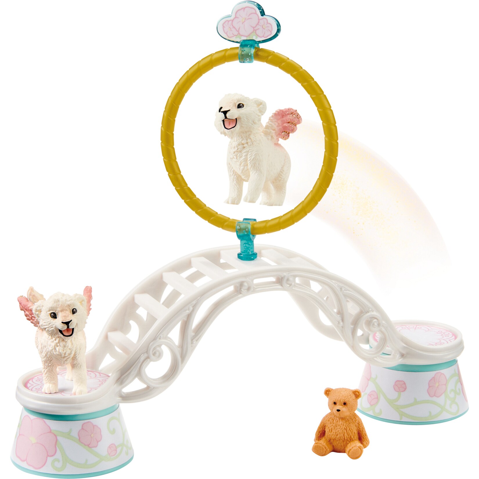Schleich Spielfigur Bayala Training für geflügelte Babylöwen | 04059433573403