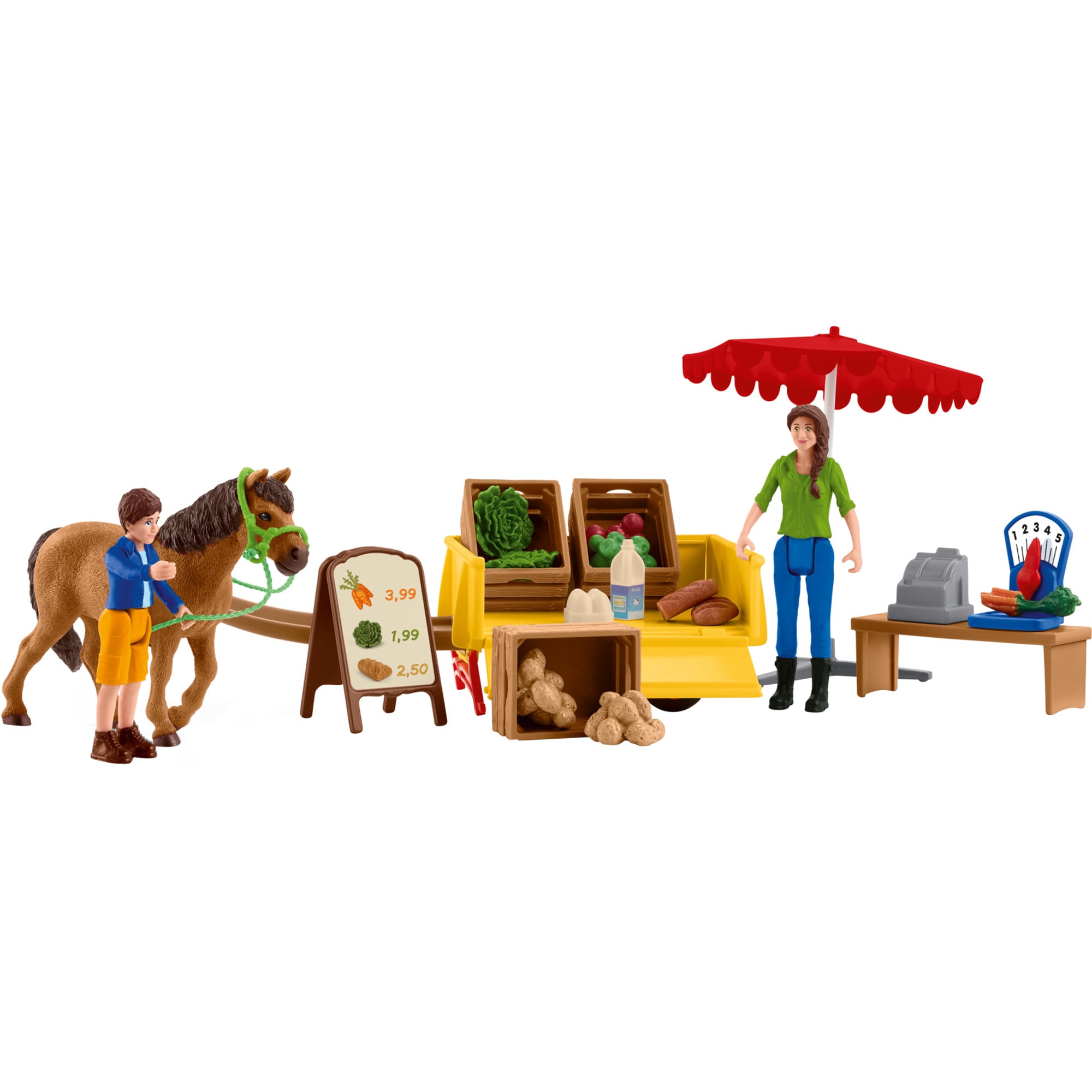 Schleich Spielfigur Farm World Mobiler Farm Stand - Bild 1