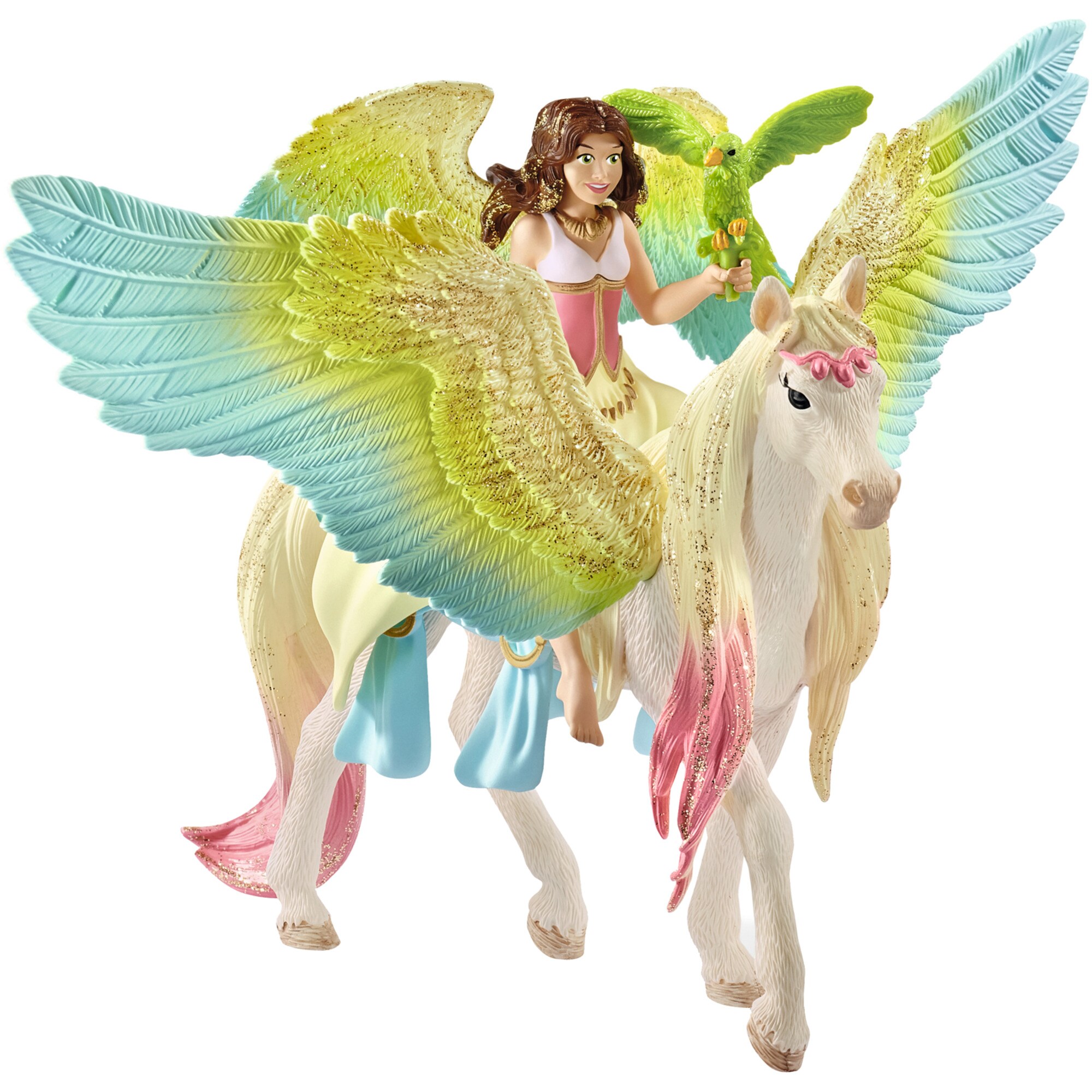Schleich Spielfigur Bayala Surah mit Glitzer-Pegasus - Bild 1