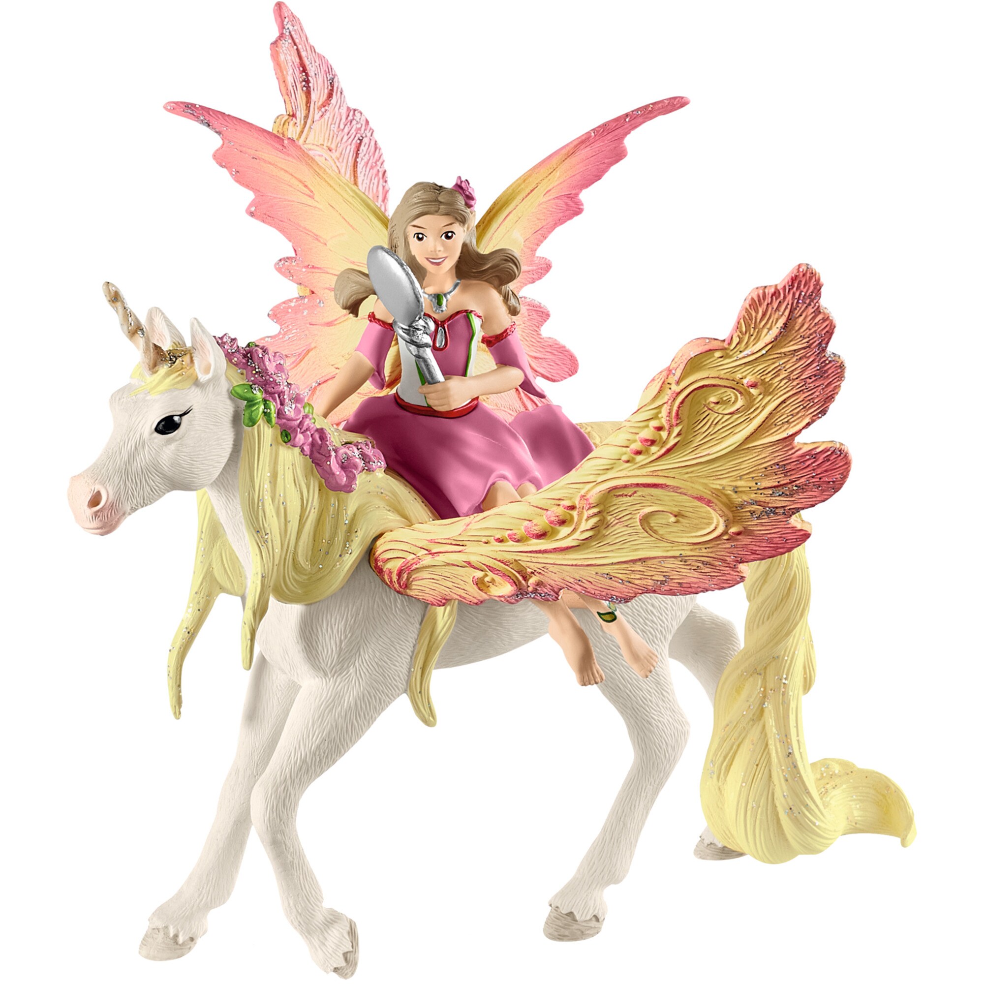 Schleich Spielfigur Bayala Feya mit Pegasus-Einhorn - Bild 1
