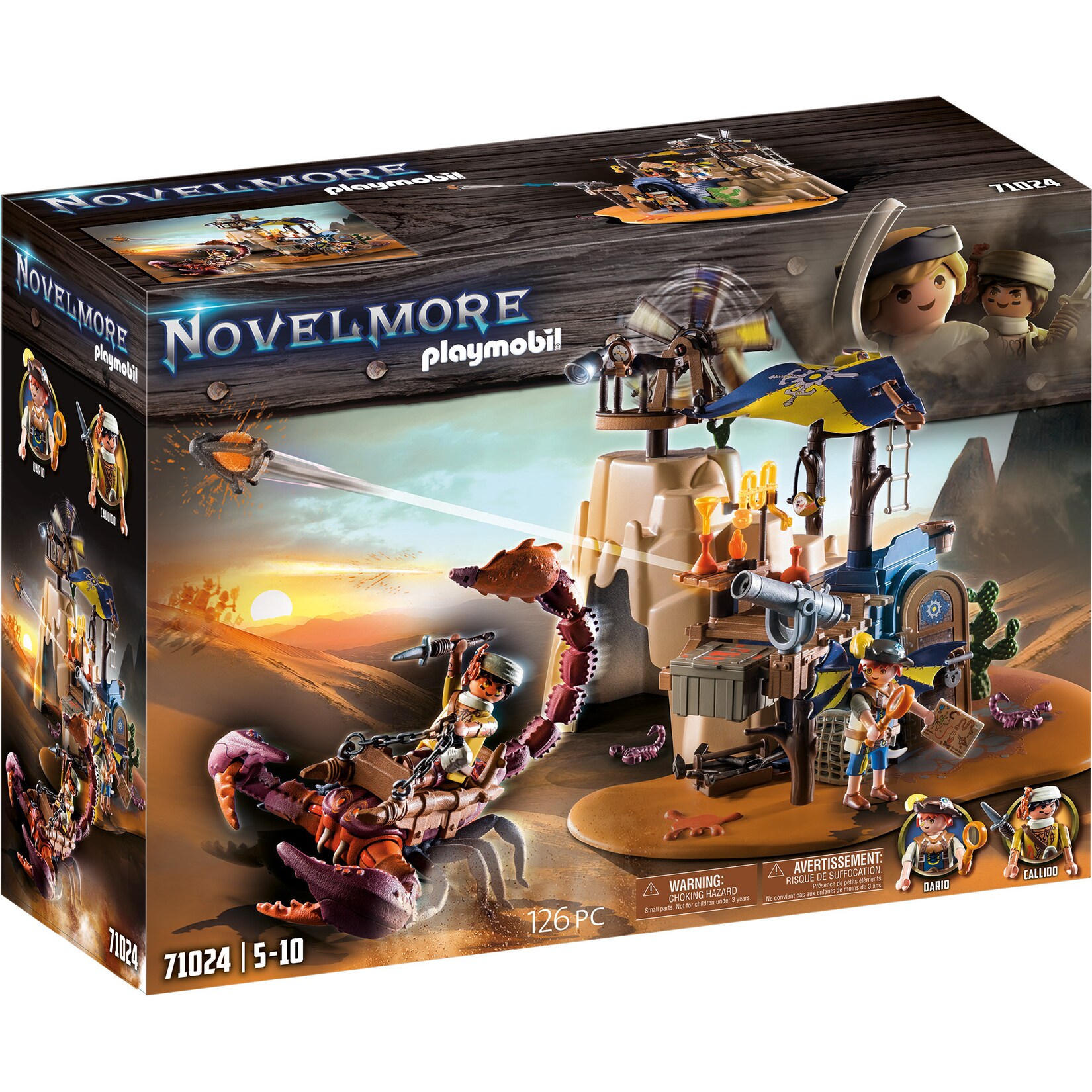 PLAYMOBIL Konstruktionsspielzeug Novelmore Sal’ahari Sands – Skorpionjagd am Wrack | 04008789710246