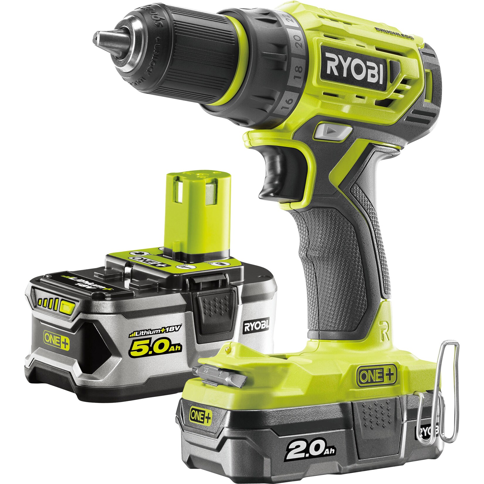 Ryobi Bohrschrauber Akku-Bohrschrauber R18DD7-252S, 18Volt | 04892210181305