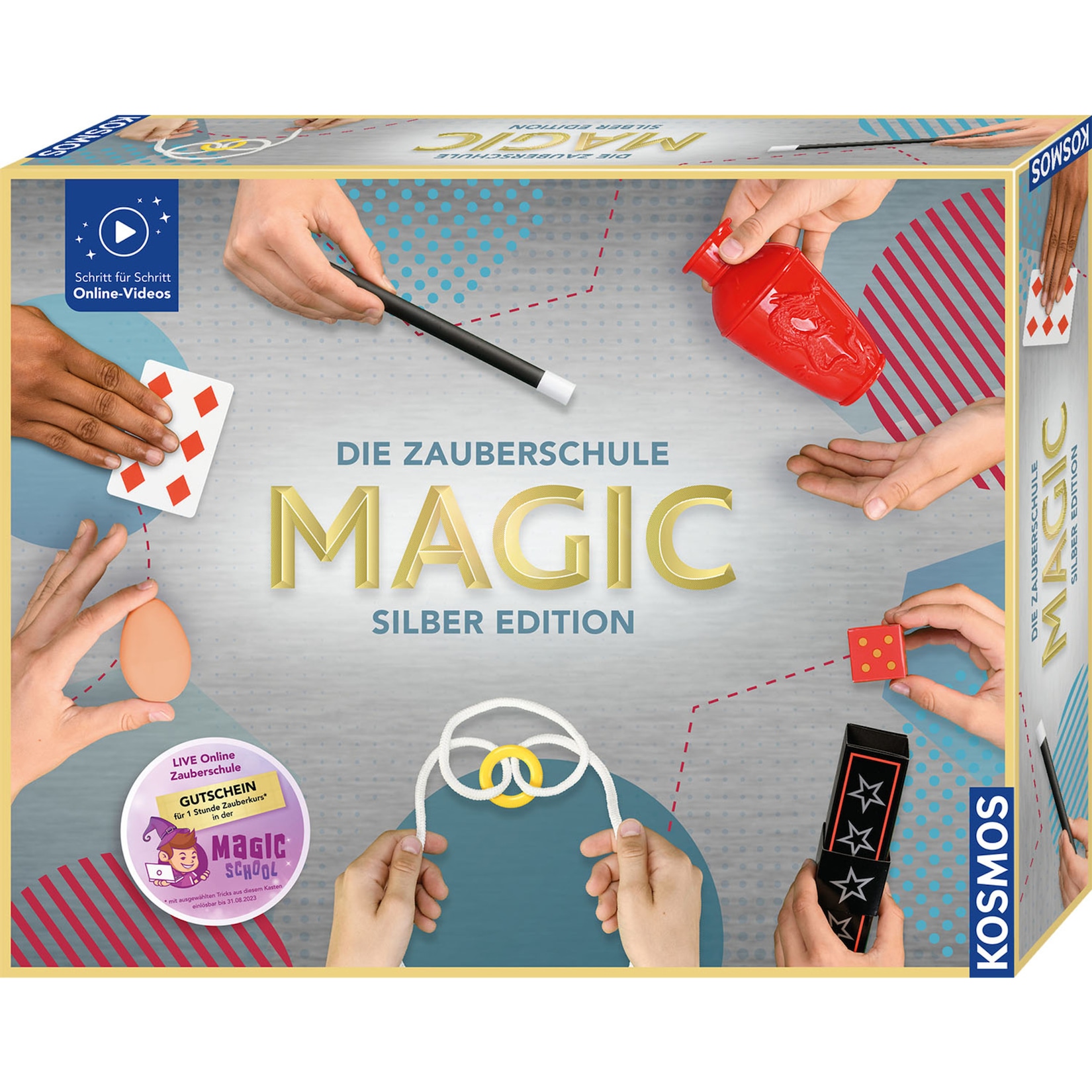 Kosmos Zauberkasten Die Zauberschule Magic - Silber Edition