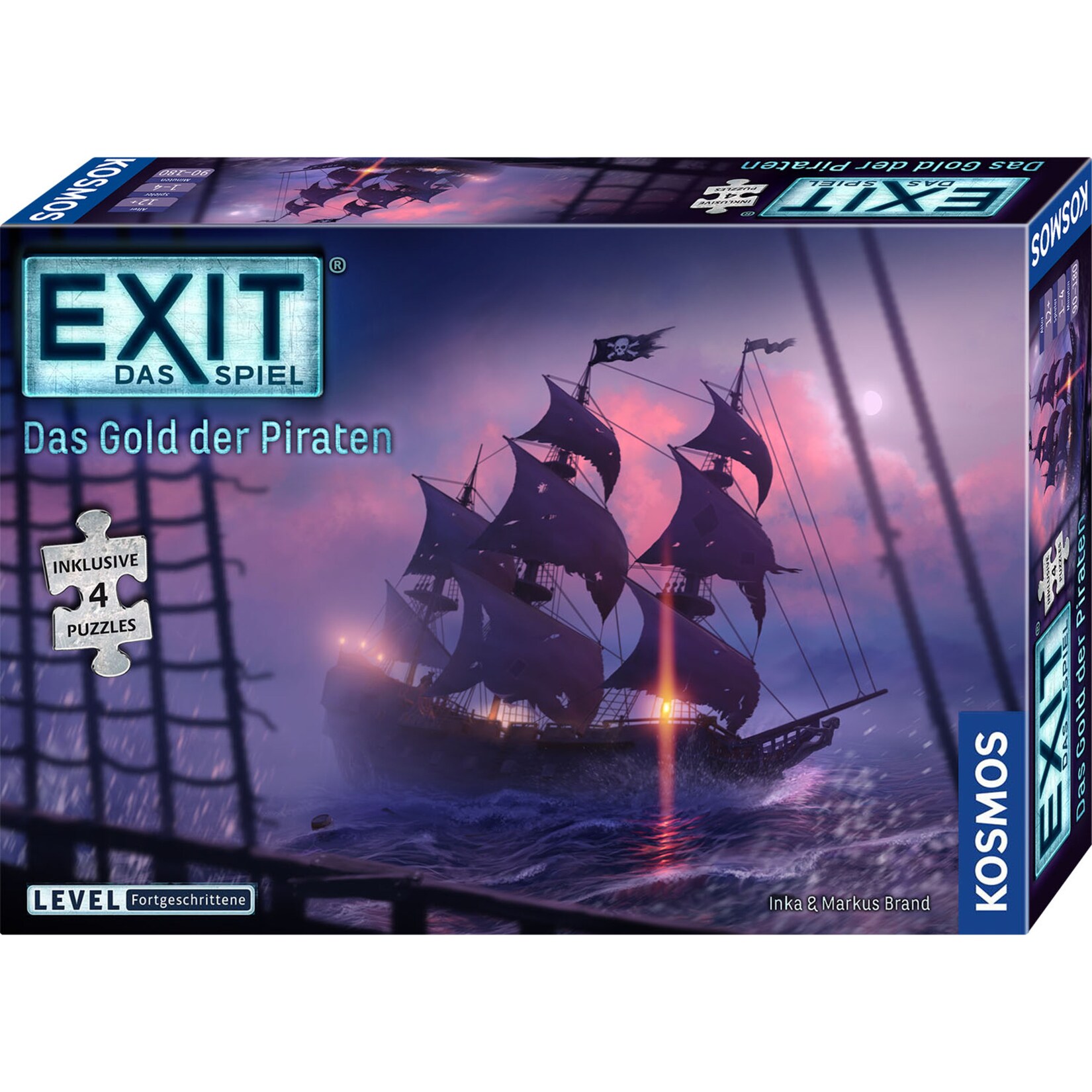 Kosmos Partyspiel EXIT – Das Spiel + Puzzle – Das Gold der Piraten | 04002051683108
