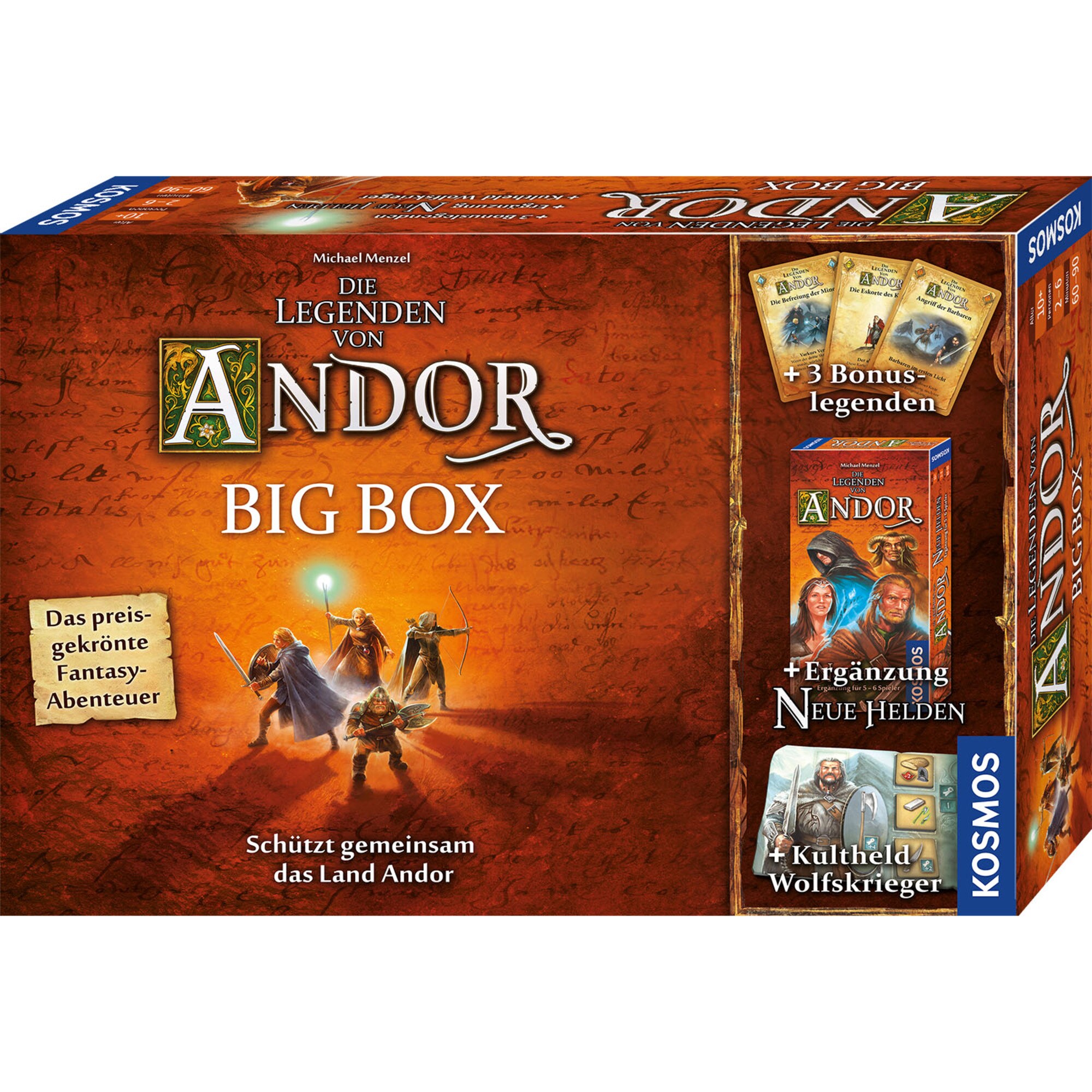 Kosmos Brettspiel Die Legenden von Andor - Big Box - Bild 1