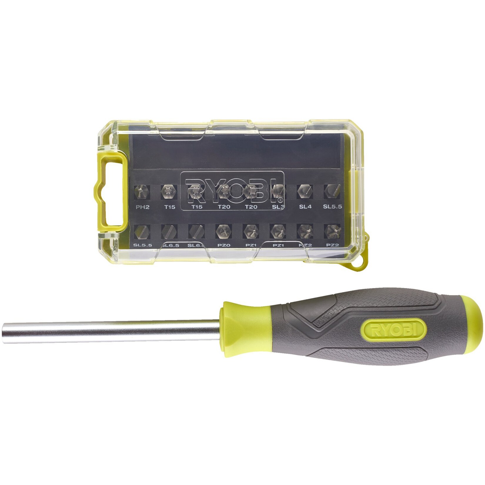 Ryobi Bit-Satz Schraubendreher RSD17PCS, mit 17-teiligem Bit-Satz | 04892210201188
