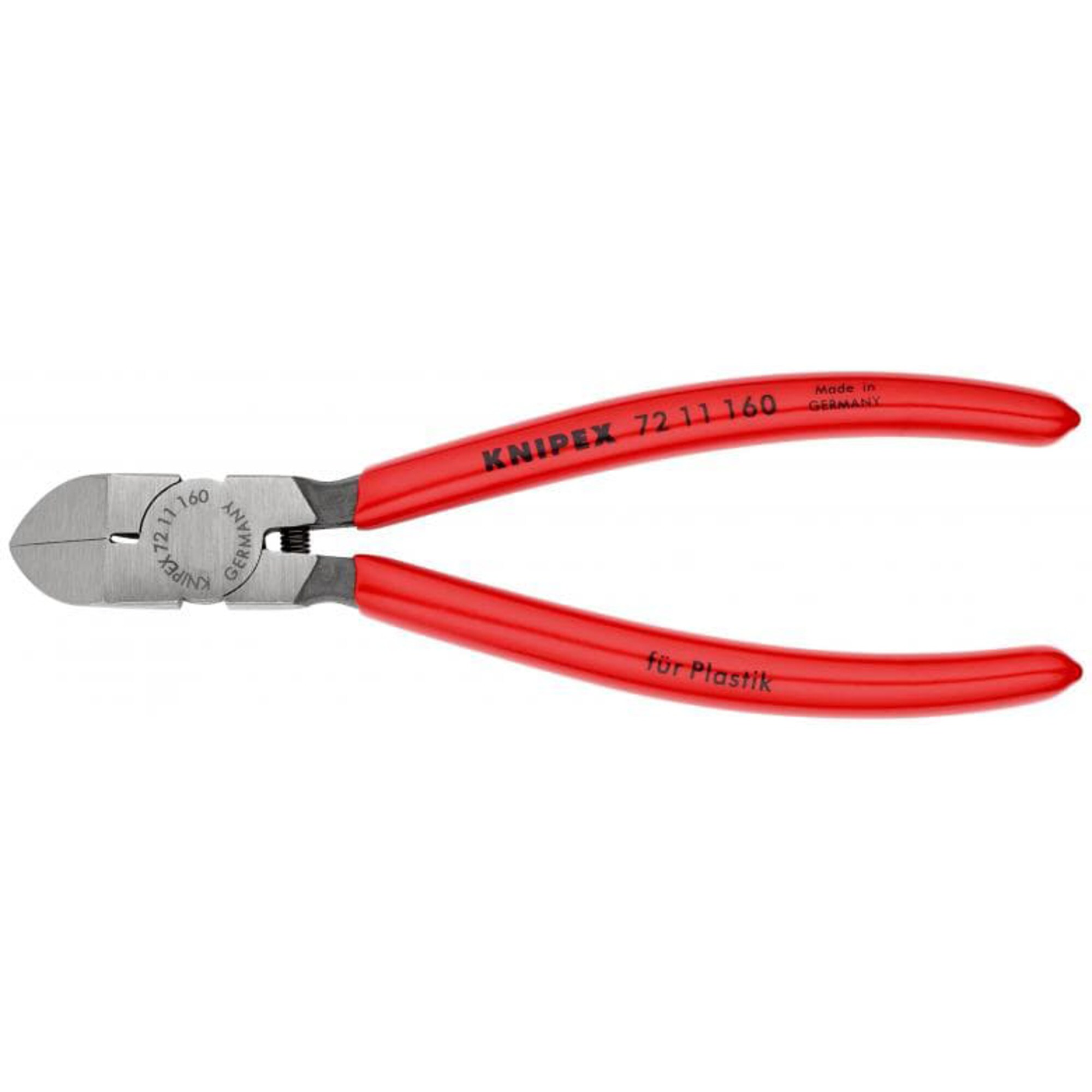 Knipex Schneid-Zange Seitenschneider 72 11 160, f&uuml;r Kunststoff - Bild 1