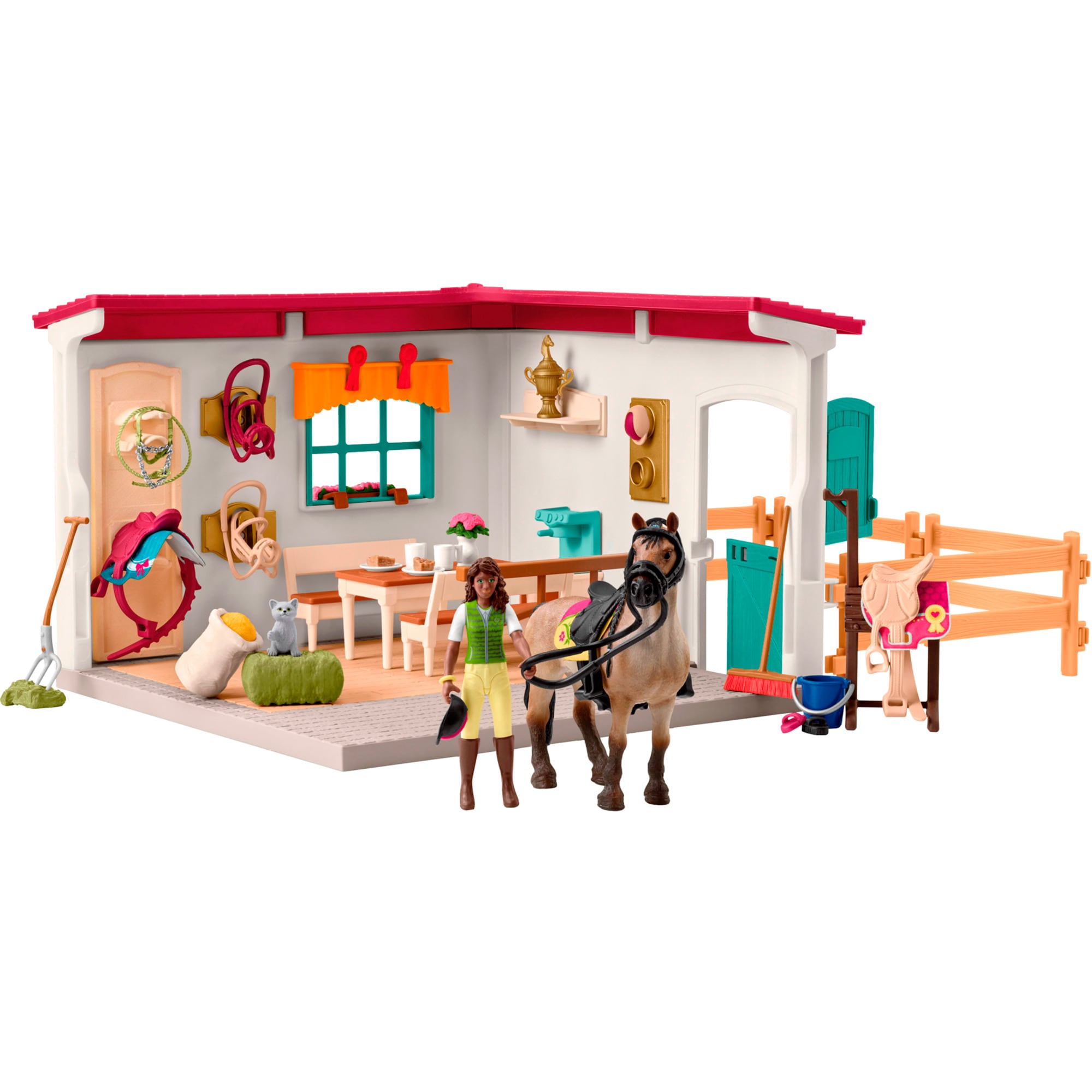 Schleich Spielfigur Horse Club Sattelkammer - Bild 1