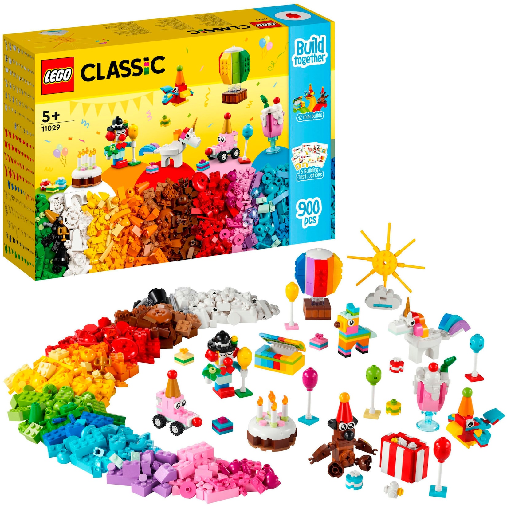 LEGO Konstruktionsspielzeug Classic Party Kreativ-Bauset