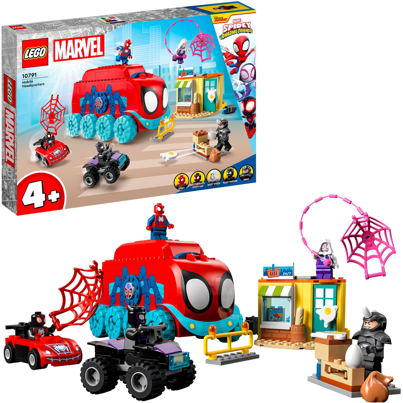 LEGO Konstruktionsspielzeug Marvel Spidey und seine Super-Freunde Spideys Team-Truck