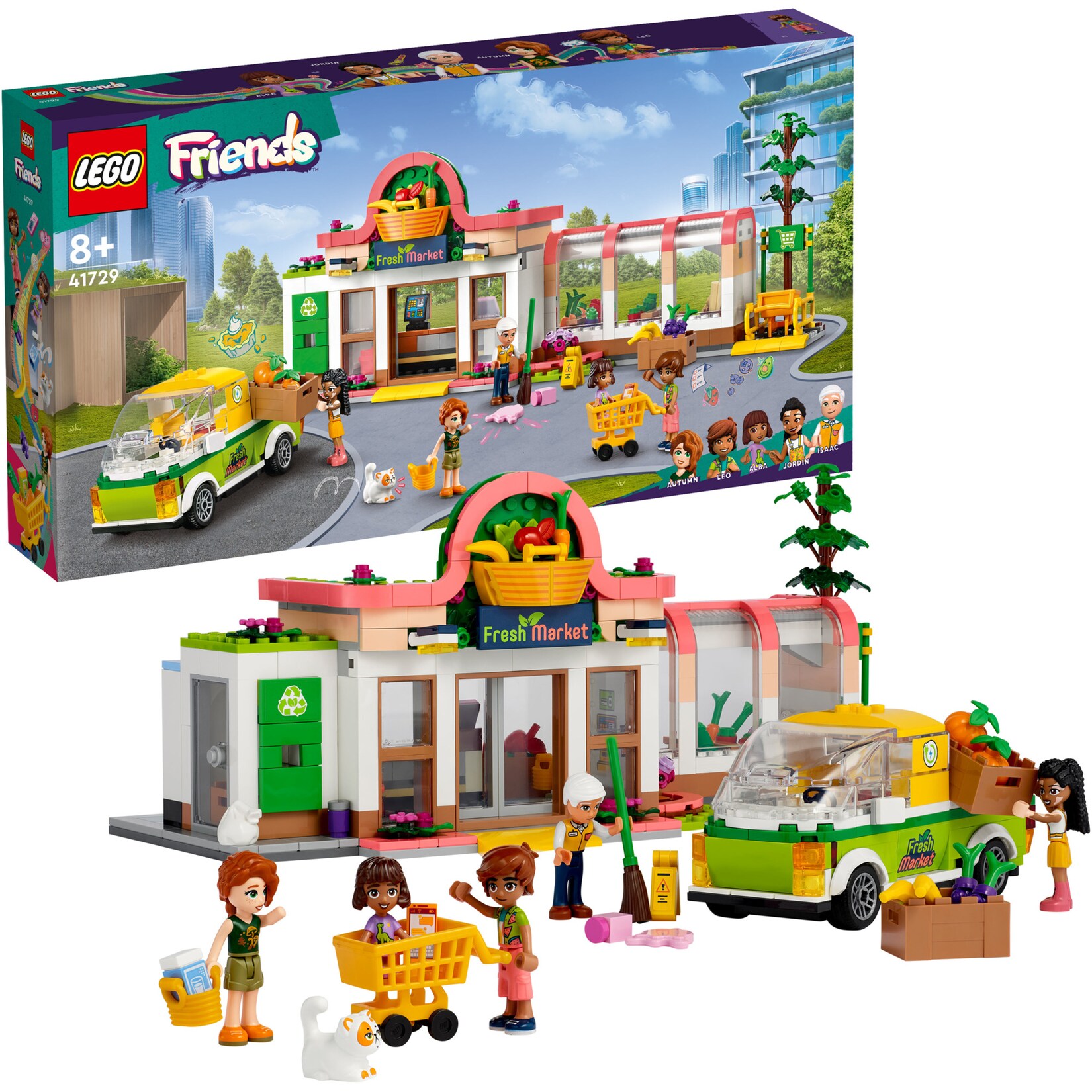 LEGO Konstruktionsspielzeug Friends Bio-Laden