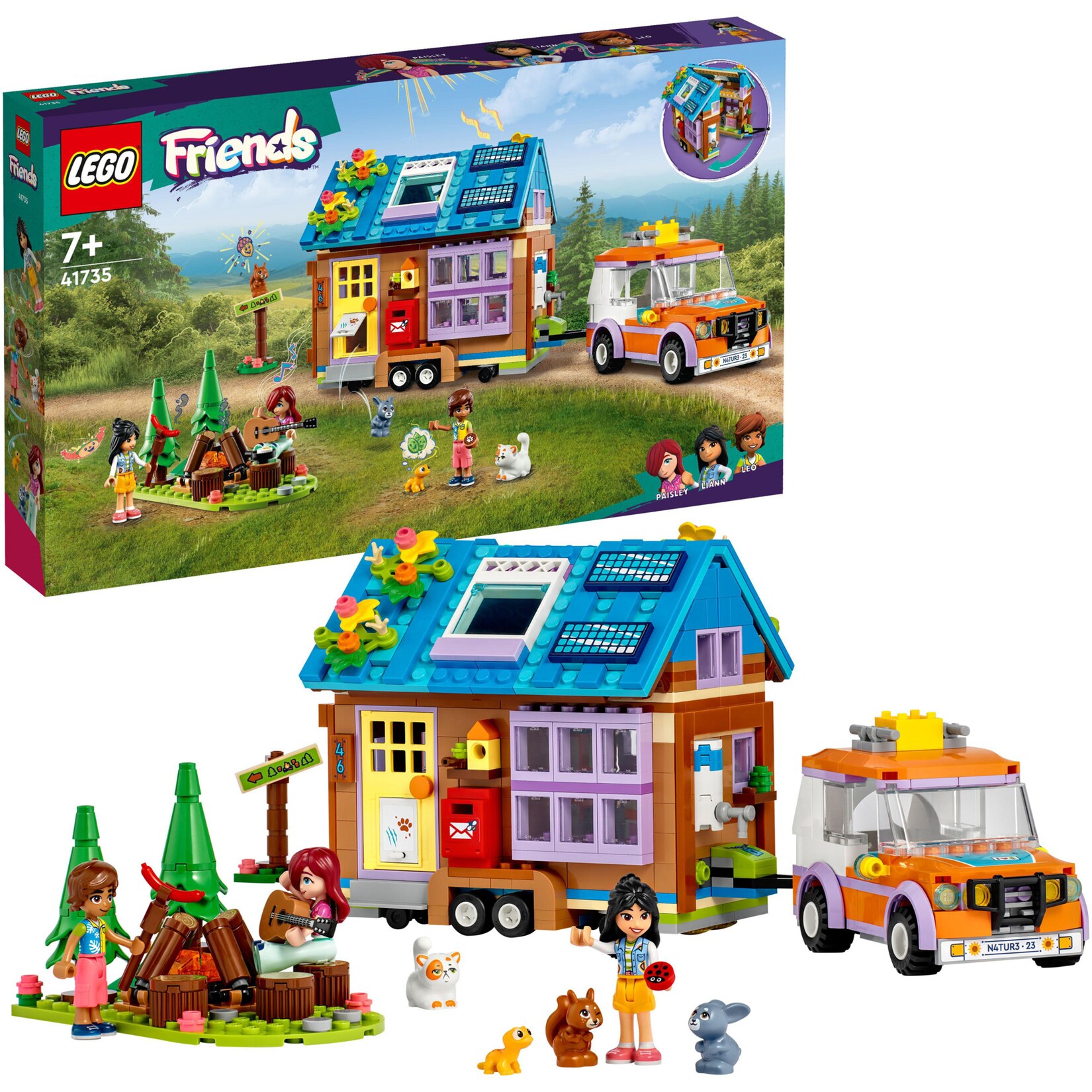 LEGO Konstruktionsspielzeug Friends Mobiles Haus