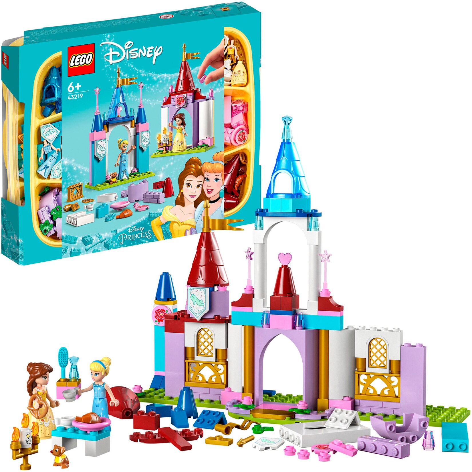 LEGO Konstruktionsspielzeug Disney Princess Kreative Schlösserbox