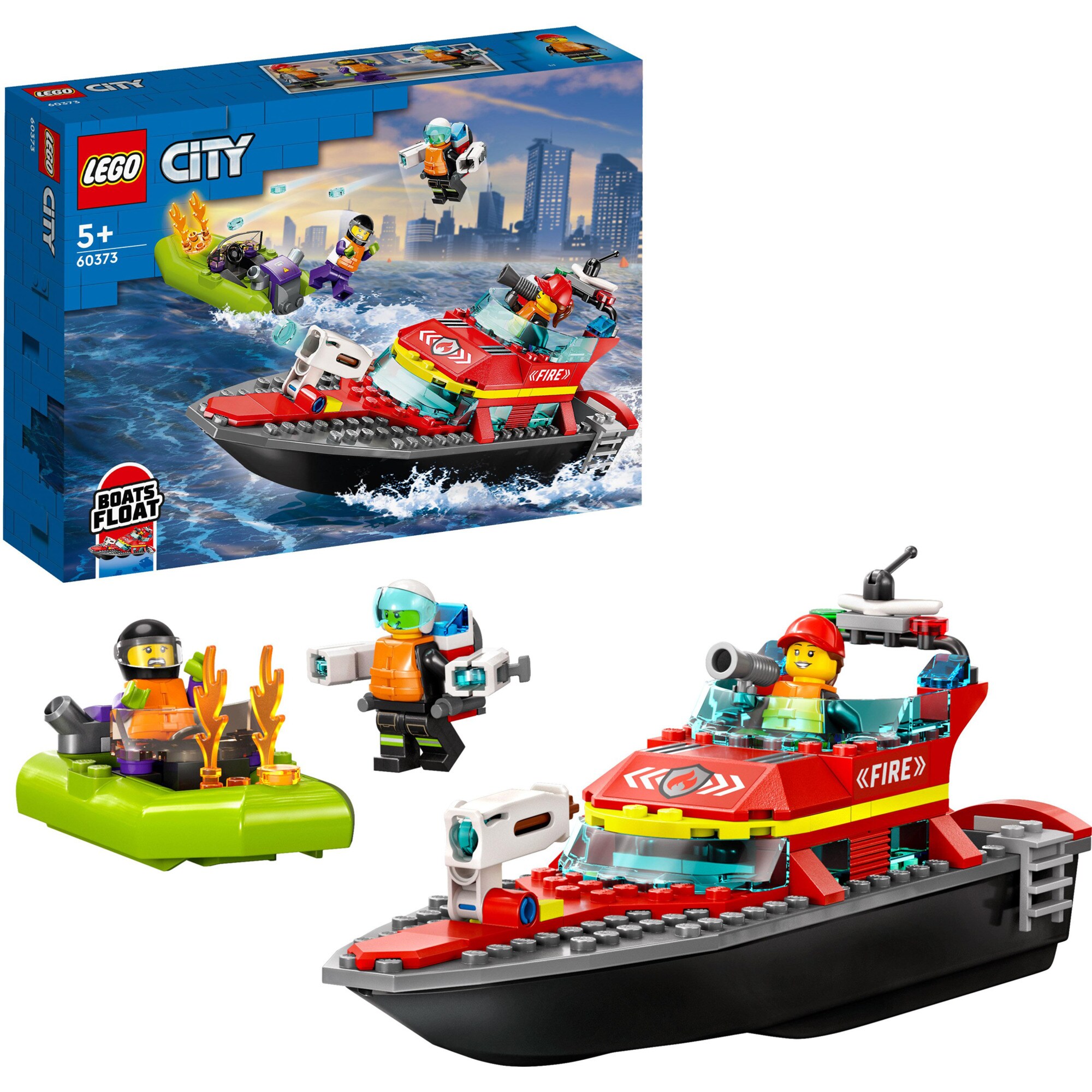 LEGO Konstruktionsspielzeug City Feuerwehrboot - Bild 1