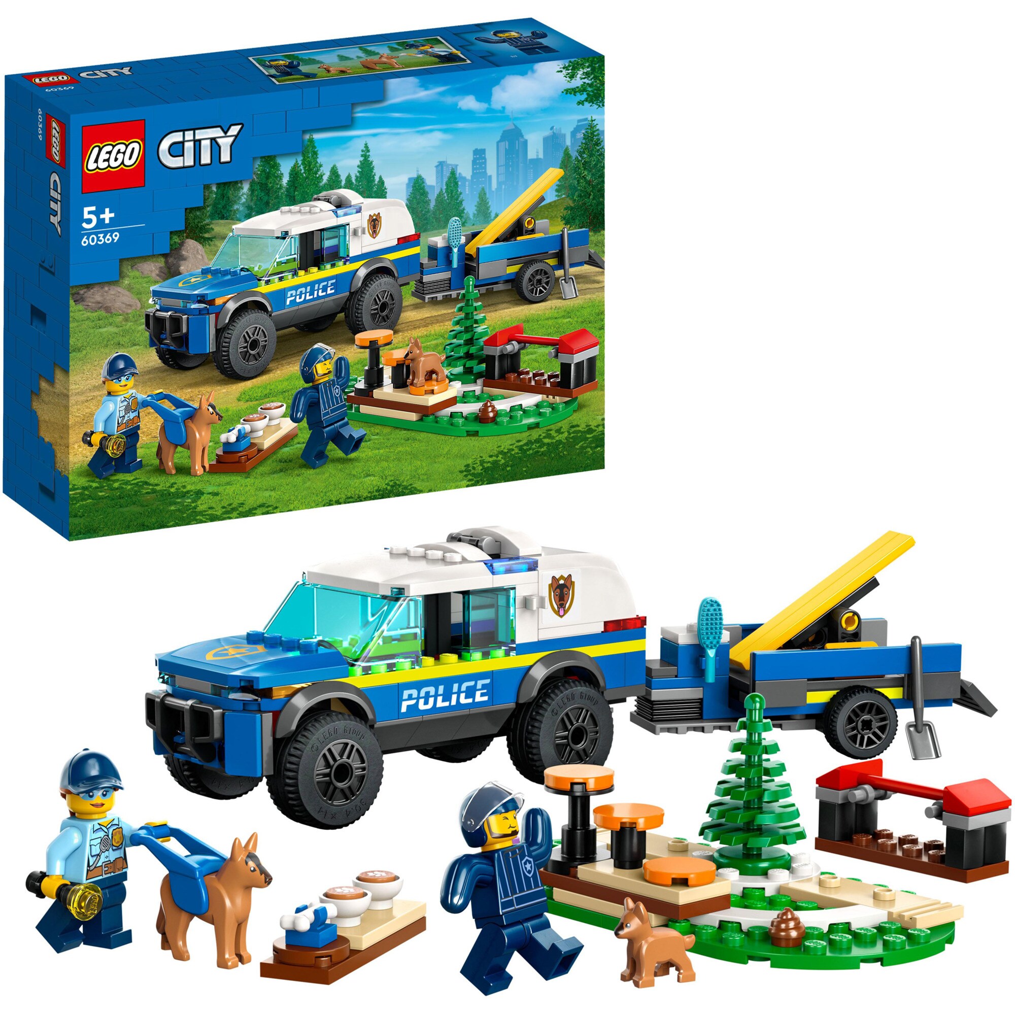 LEGO Konstruktionsspielzeug City Mobiles Polizeihunde-Training - Bild 1
