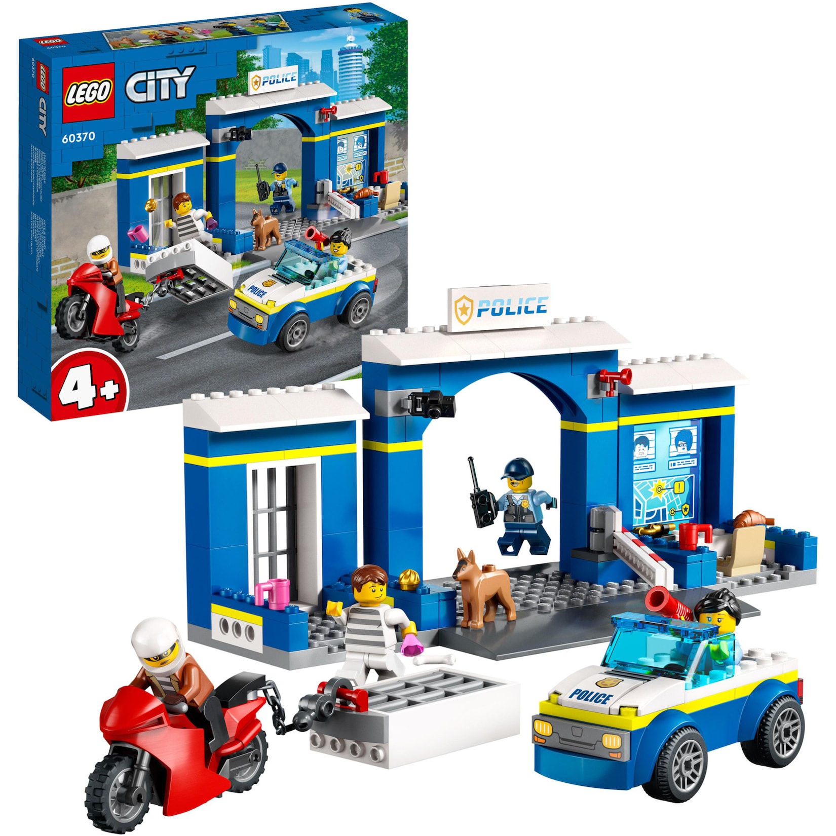 LEGO Konstruktionsspielzeug City Ausbruch aus der Polizeistation