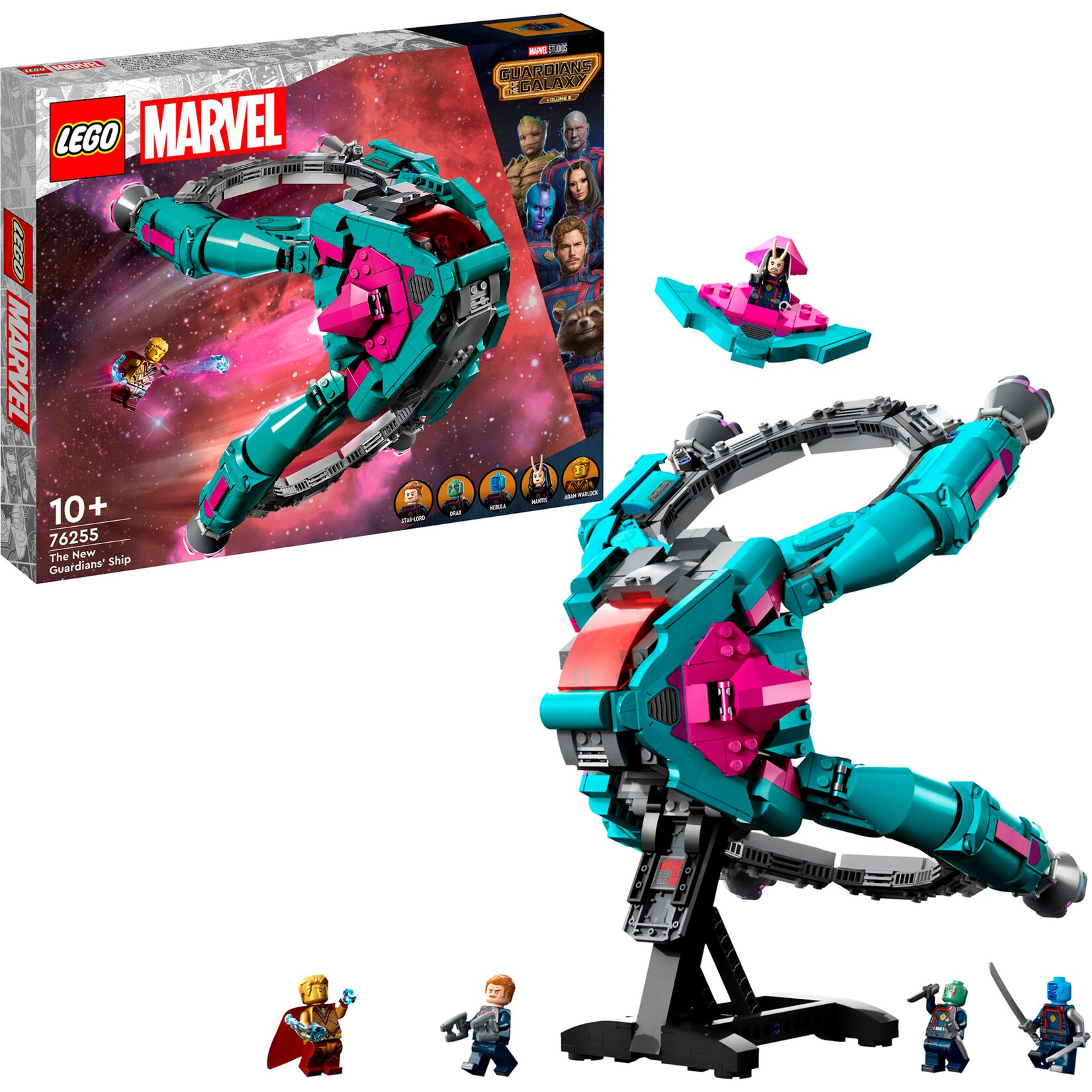 LEGO Konstruktionsspielzeug Marvel Das neue Schiff der Guardians