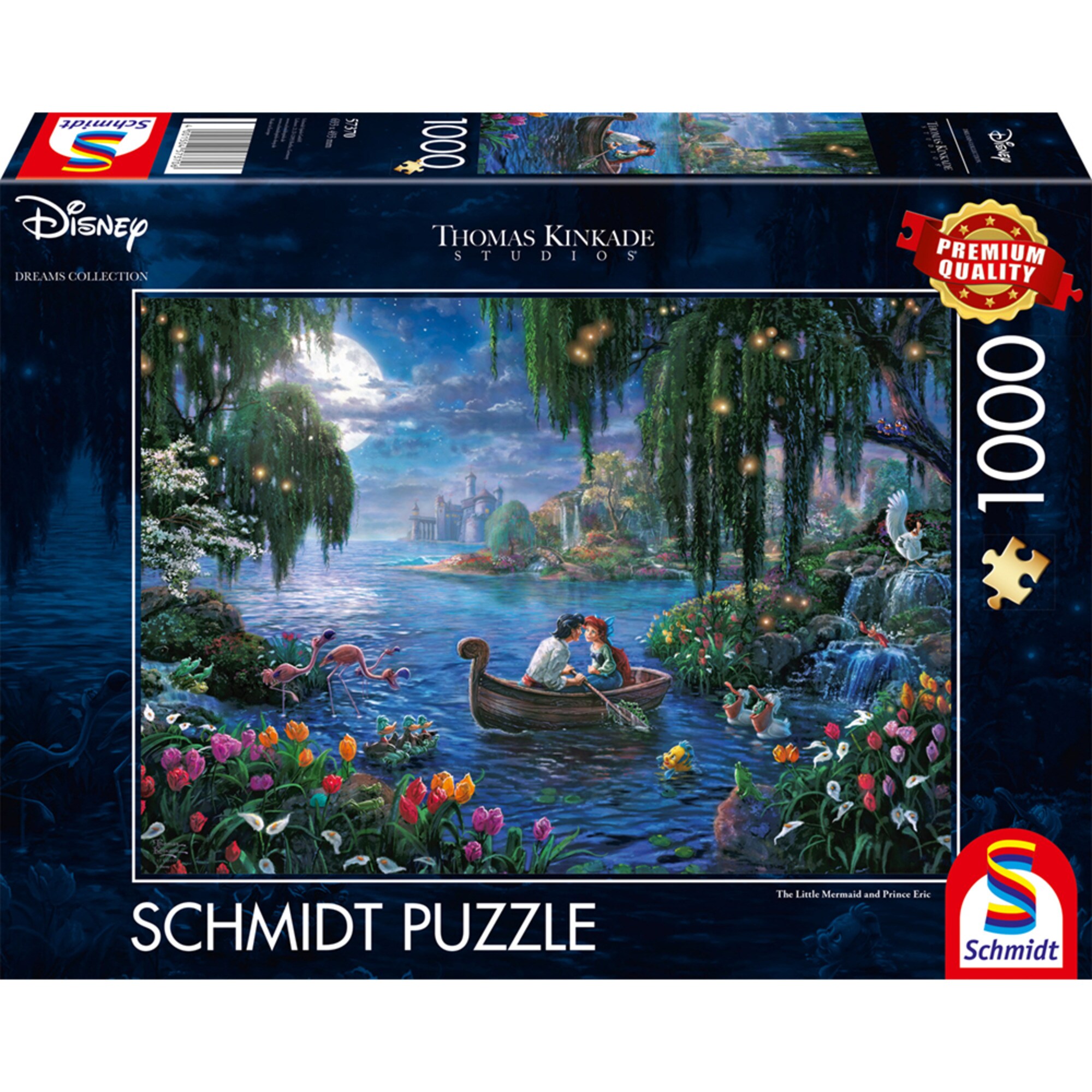 Schmidt Spiele Puzzle Thomas Kinkade Studios: The Little Mermaid and Prince Eric - Bild 1