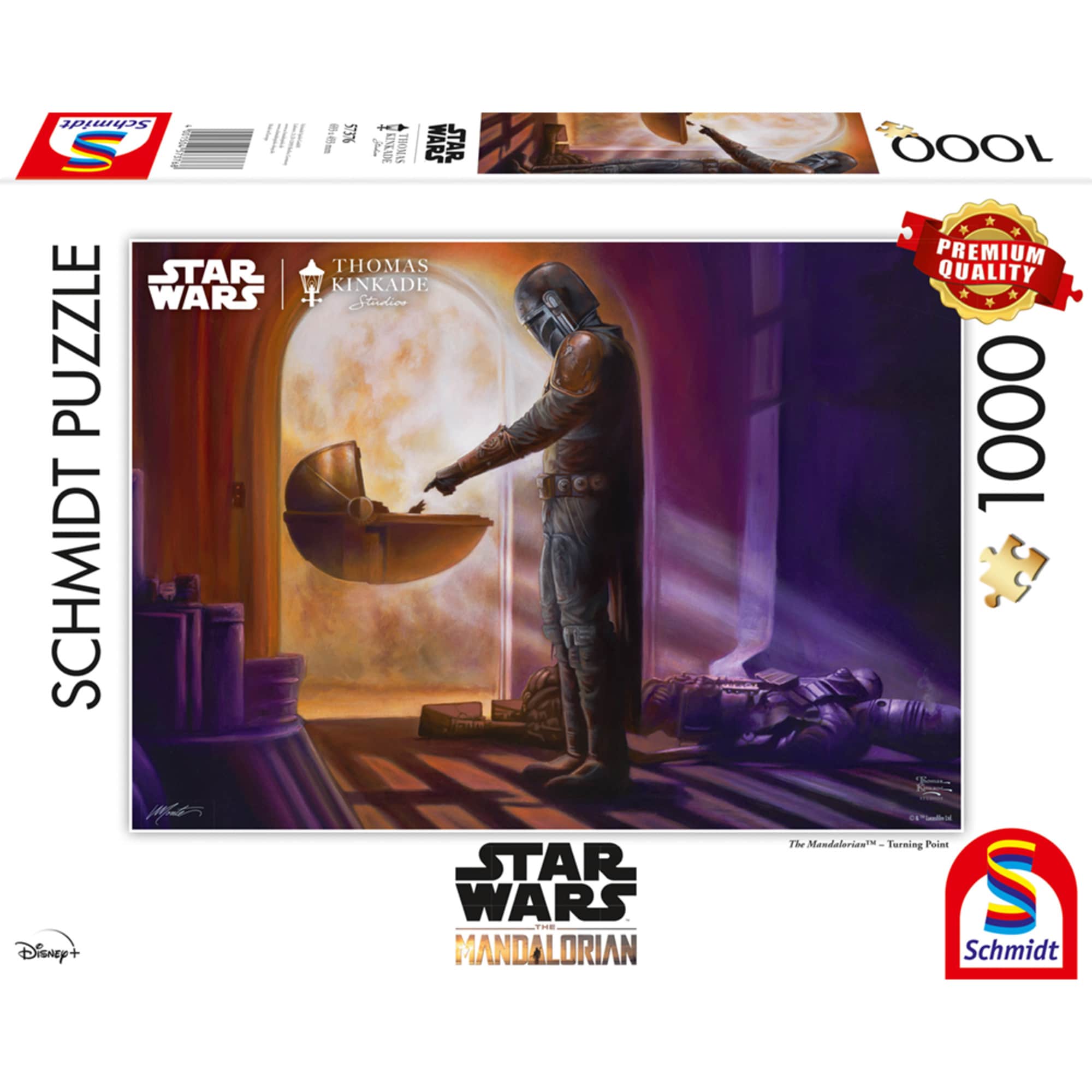 Schmidt Spiele Puzzle Thomas Kinkade Studios: Star Wars The Mandalorian - Turning Point - Bild 1