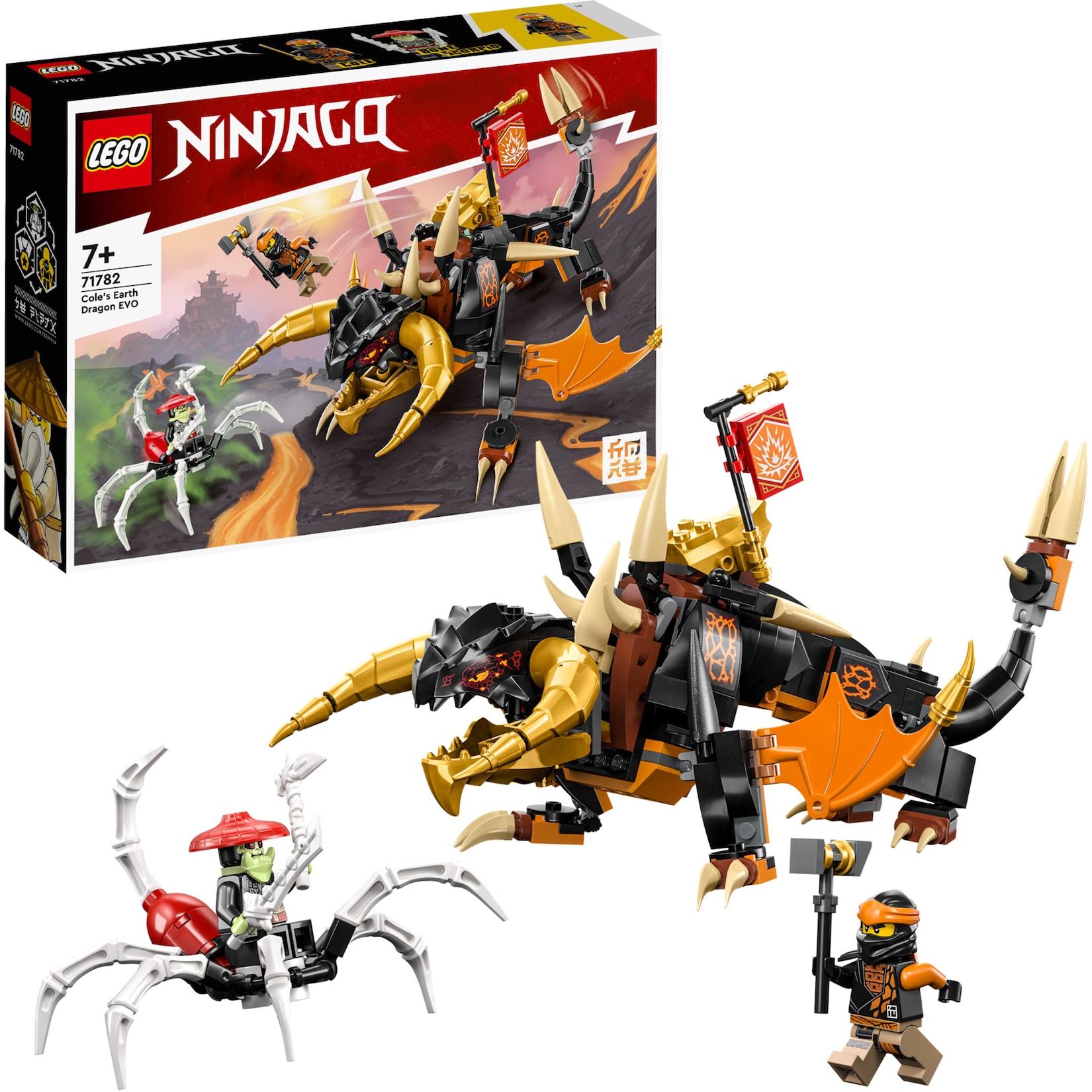 LEGO Konstruktionsspielzeug Ninjago Coles Erddrache EVO