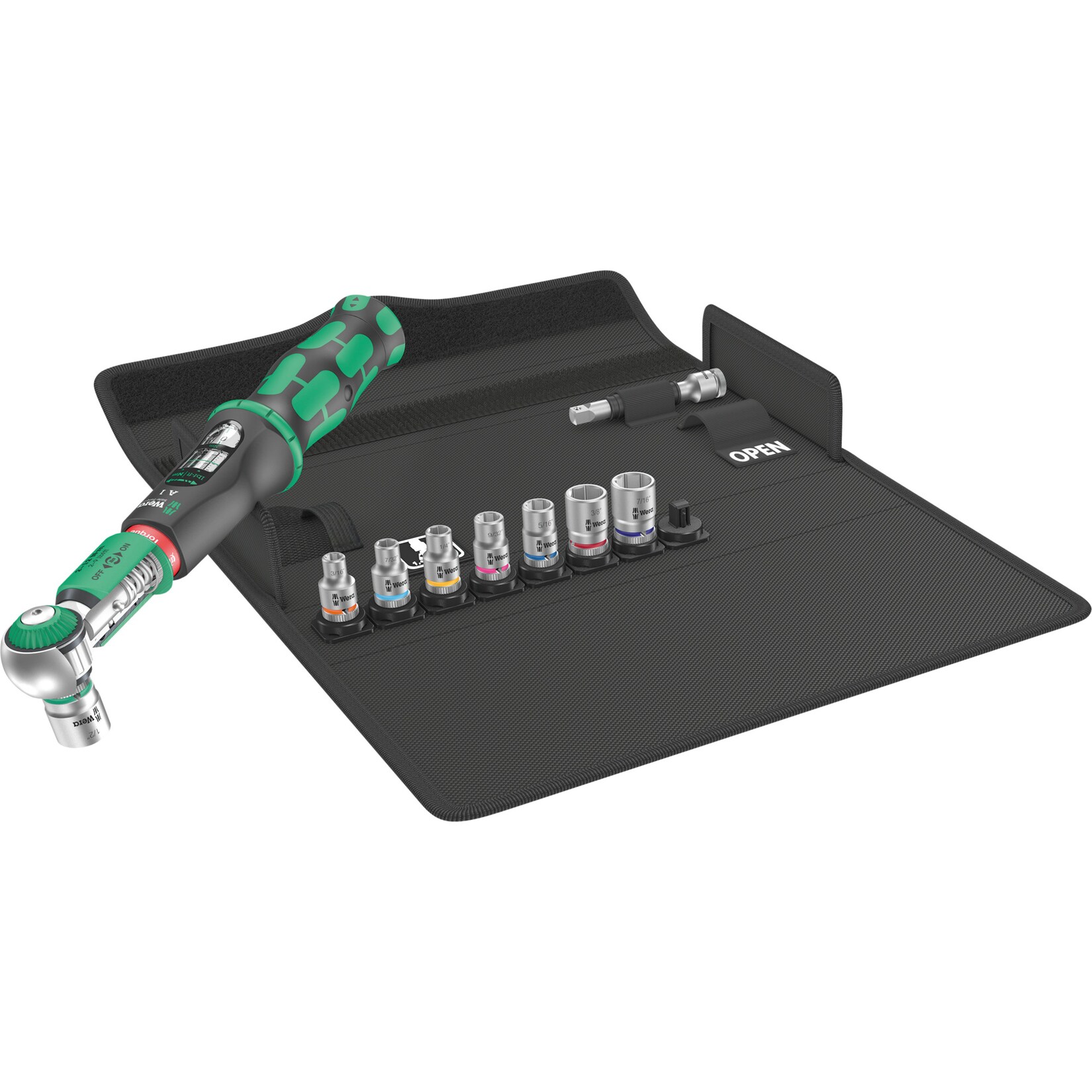 Wera Drehmomentschlüssel Drehmomentschlüssel Safe-Torque A 1 Imperial Set 1, 10-teilig | 04013288223074
