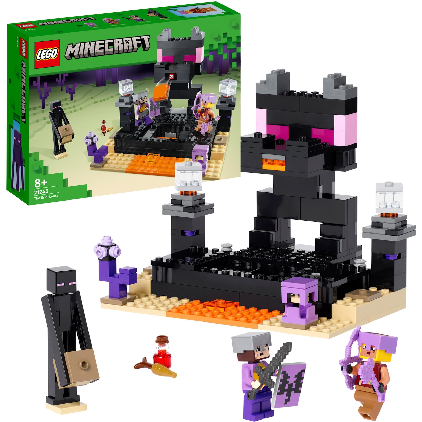 LEGO Konstruktionsspielzeug Minecraft Die End-Arena