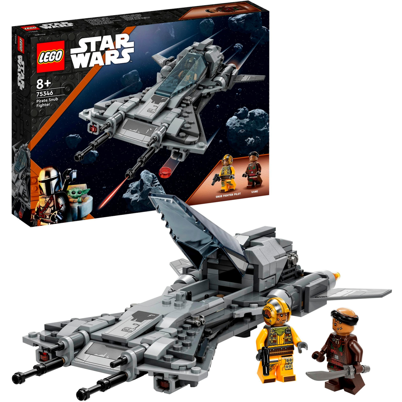 LEGO Konstruktionsspielzeug Star Wars Snubfighter der Piraten