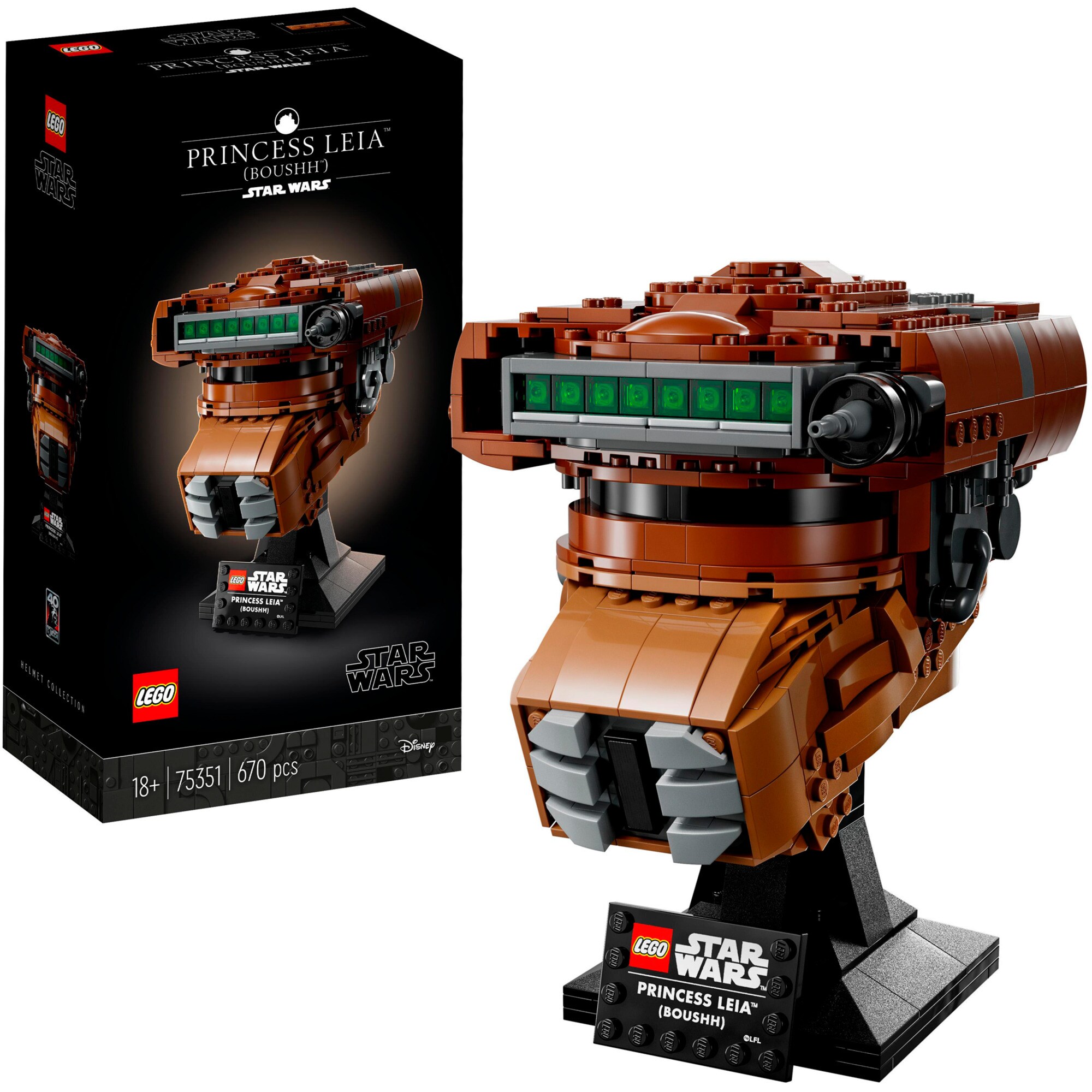 LEGO Konstruktionsspielzeug Star Wars Prinzessin Leia (Boushh) Helm - Bild 1