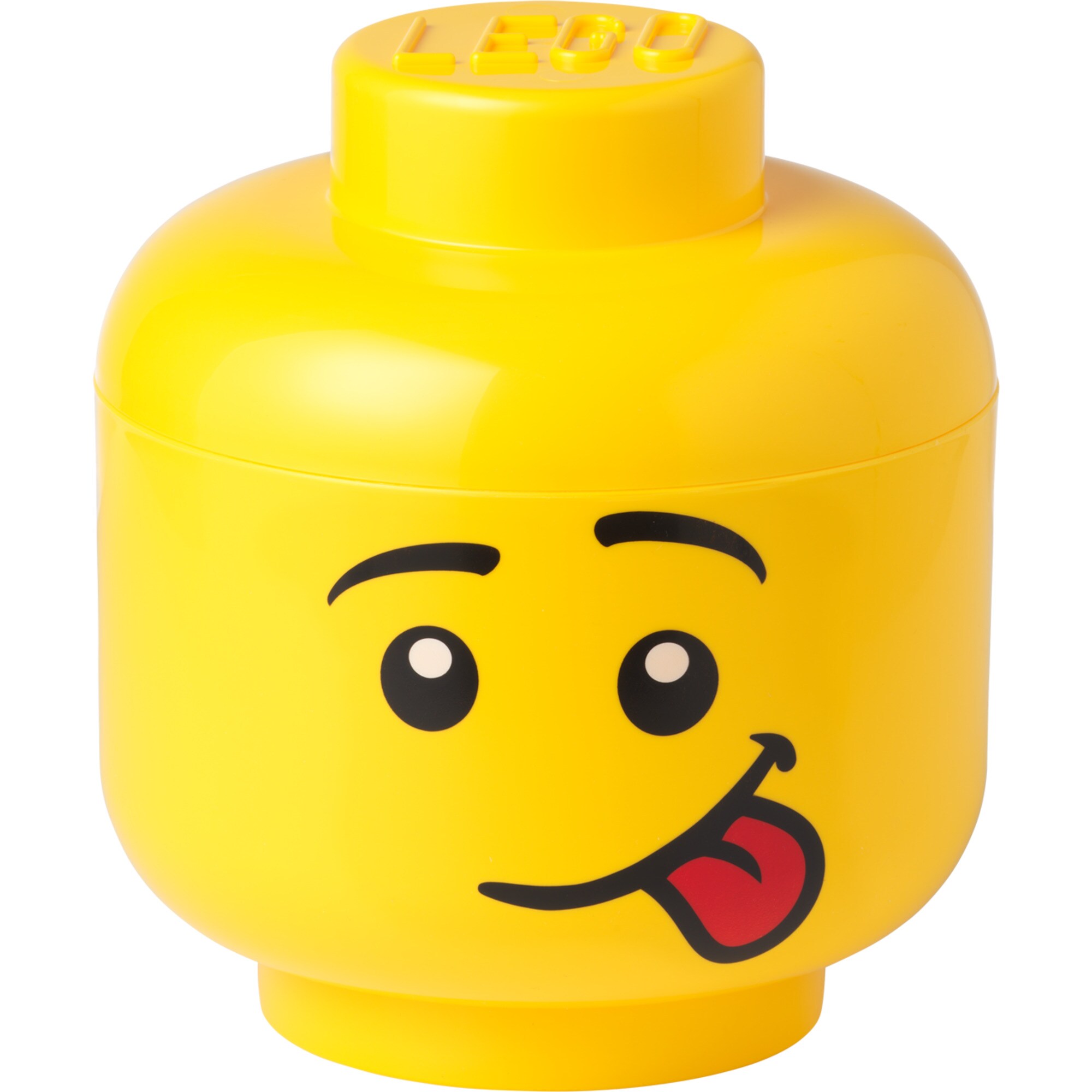 Room Copenhagen Aufbewahrungsbox LEGO Storage Head "Silly", gro&szlig; - Bild 1