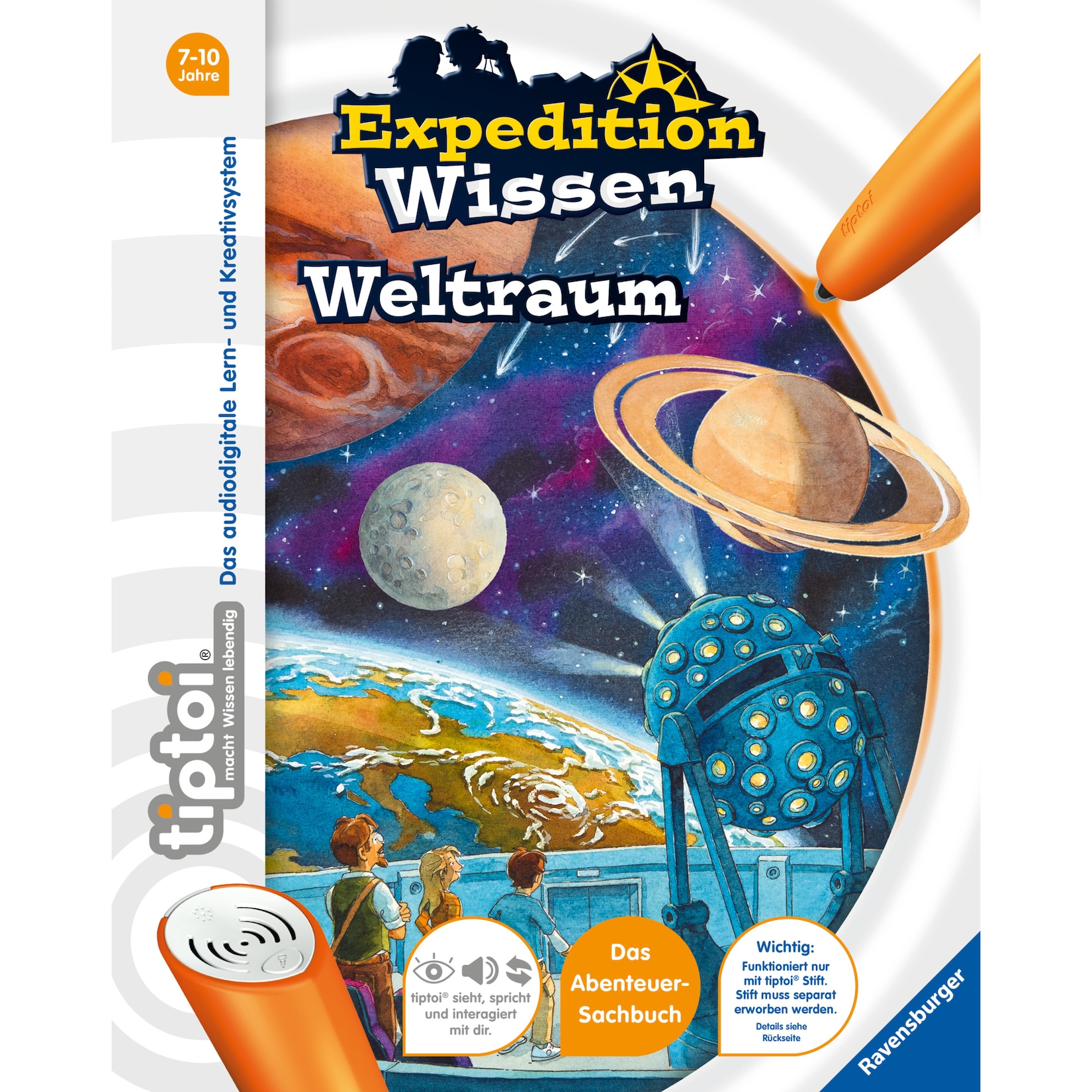 Ravensburger Lernbuch tiptoi Expedition Wissen: Weltraum