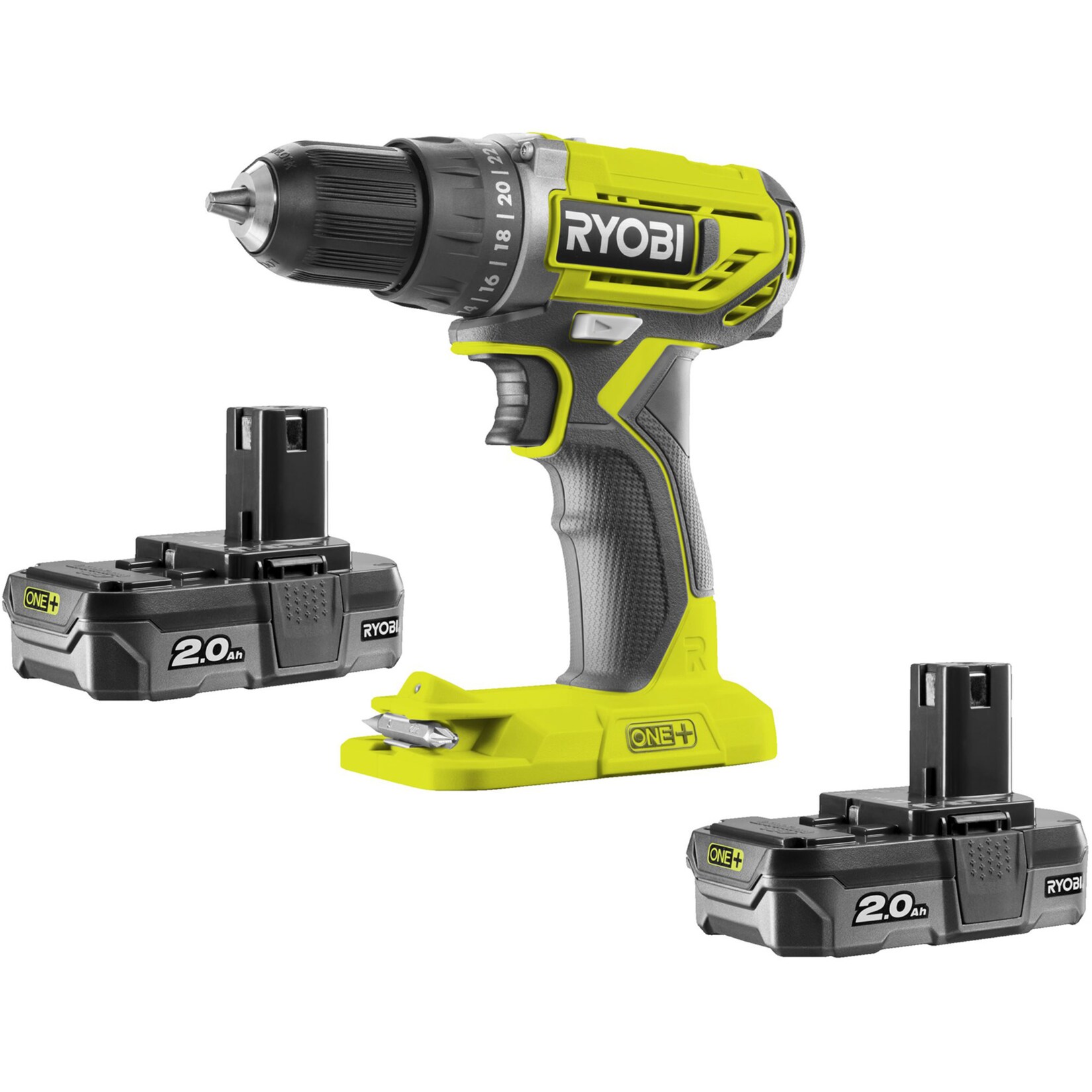 Ryobi Bohrschrauber ONE+ Akku-Bohrschrauber R18DD2-220S, 18Volt | 04892210162038