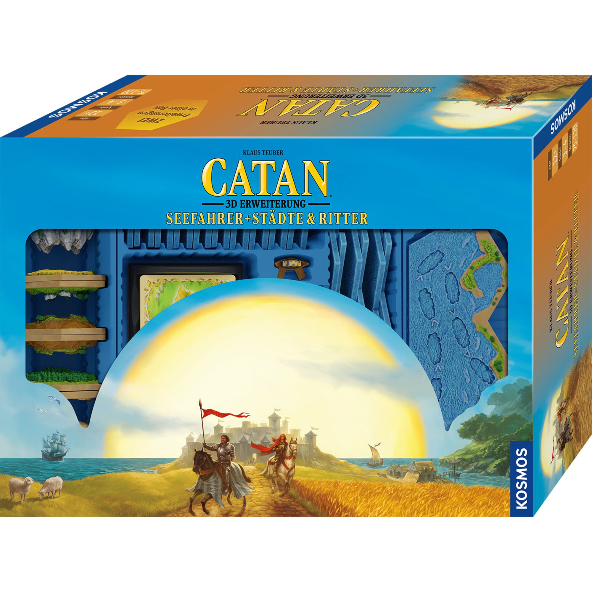 Kosmos Brettspiel CATAN 3D - Seefahrer + St&auml;dte & Ritter - Bild 1