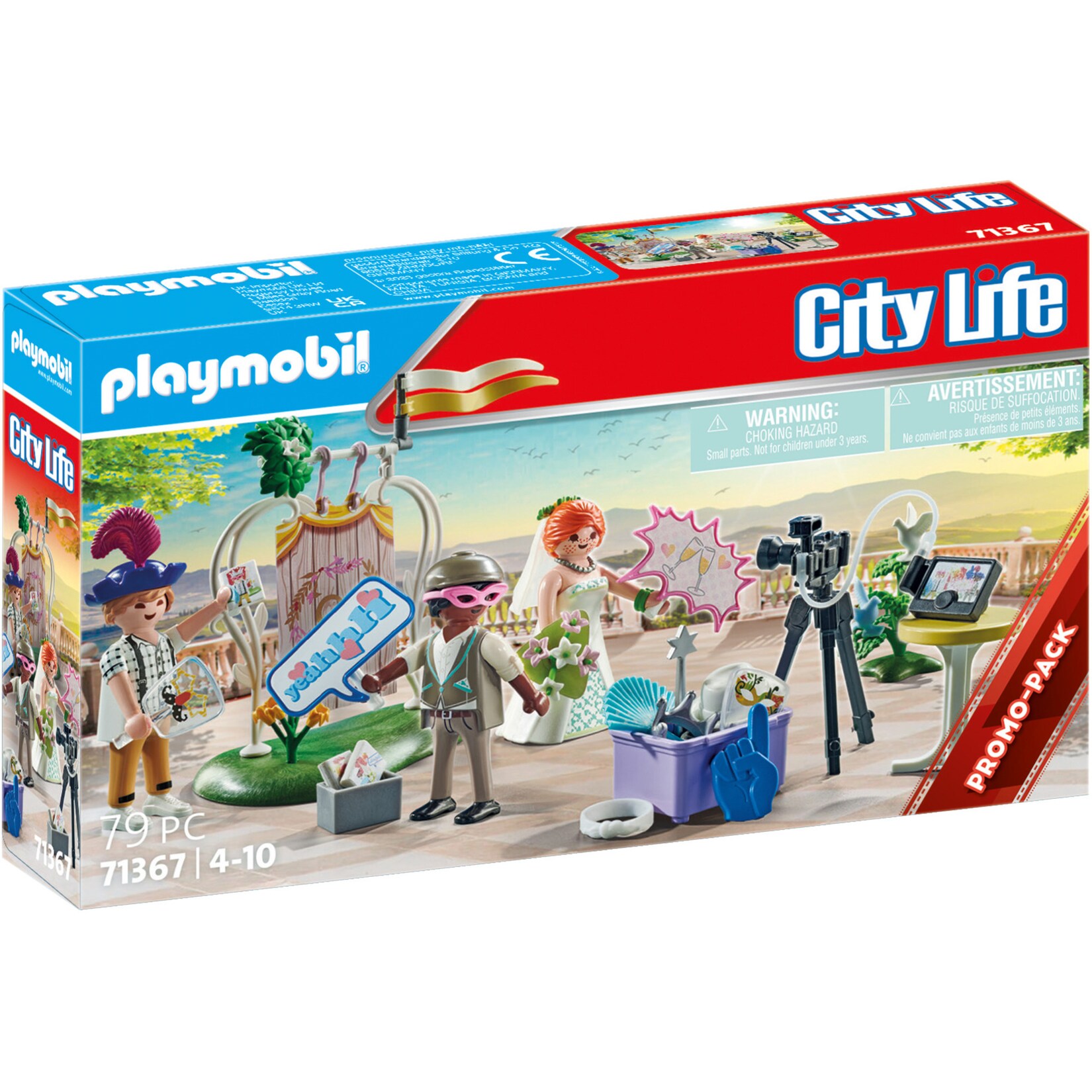 PLAYMOBIL Konstruktionsspielzeug City Life Hochzeits Fotobox