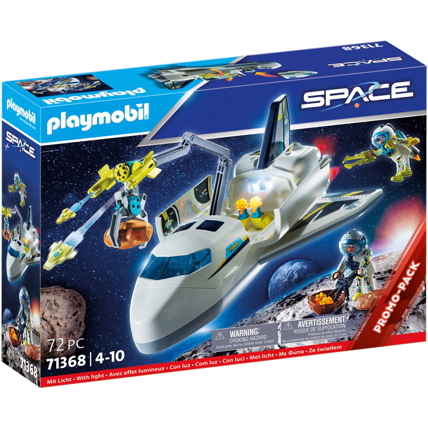 PLAYMOBIL Konstruktionsspielzeug Space-Shuttle auf Mission