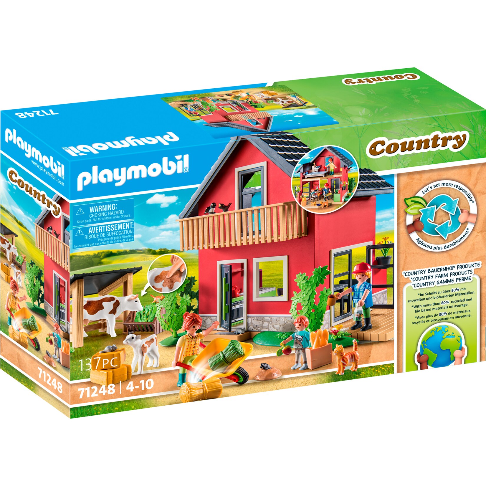 PLAYMOBIL Konstruktionsspielzeug Bauernhaus