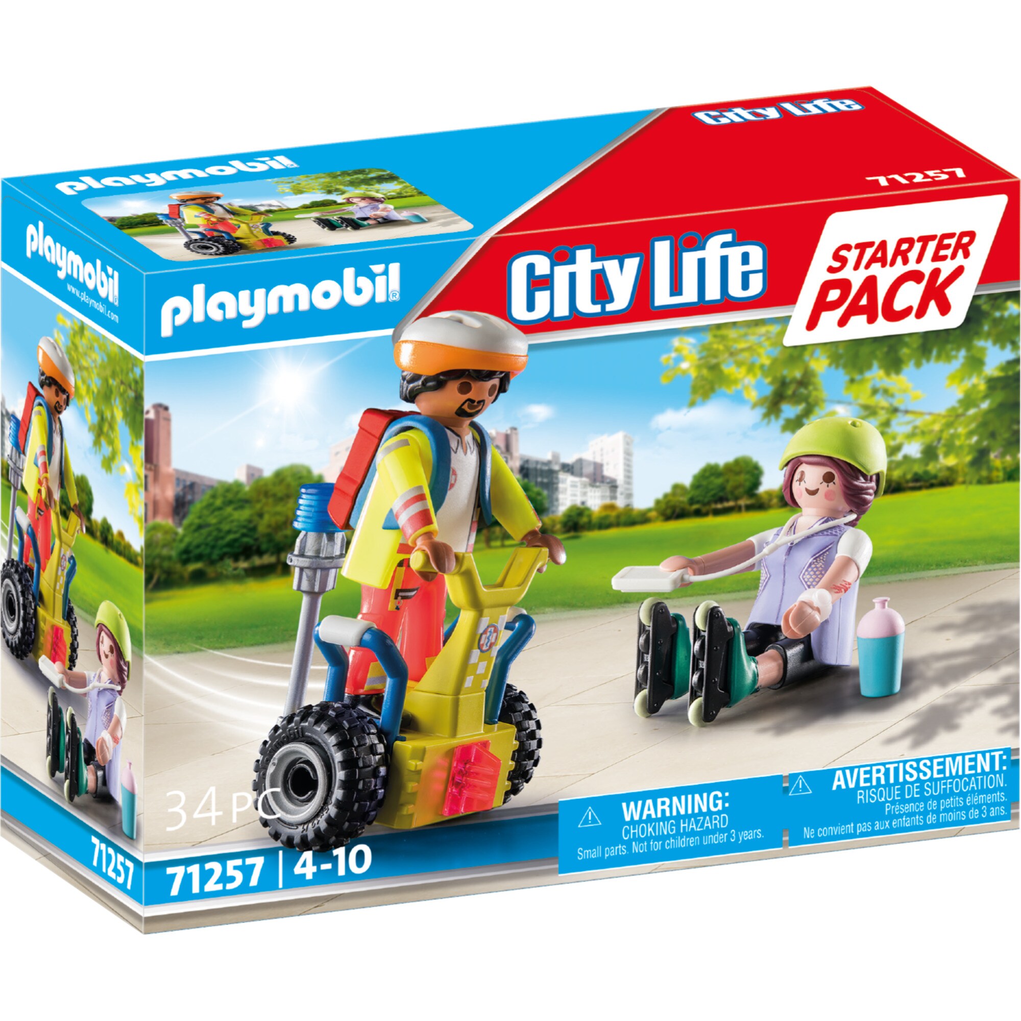 PLAYMOBIL Konstruktionsspielzeug City Life Starter Pack Rettung mit Balance-Racer - Bild 1