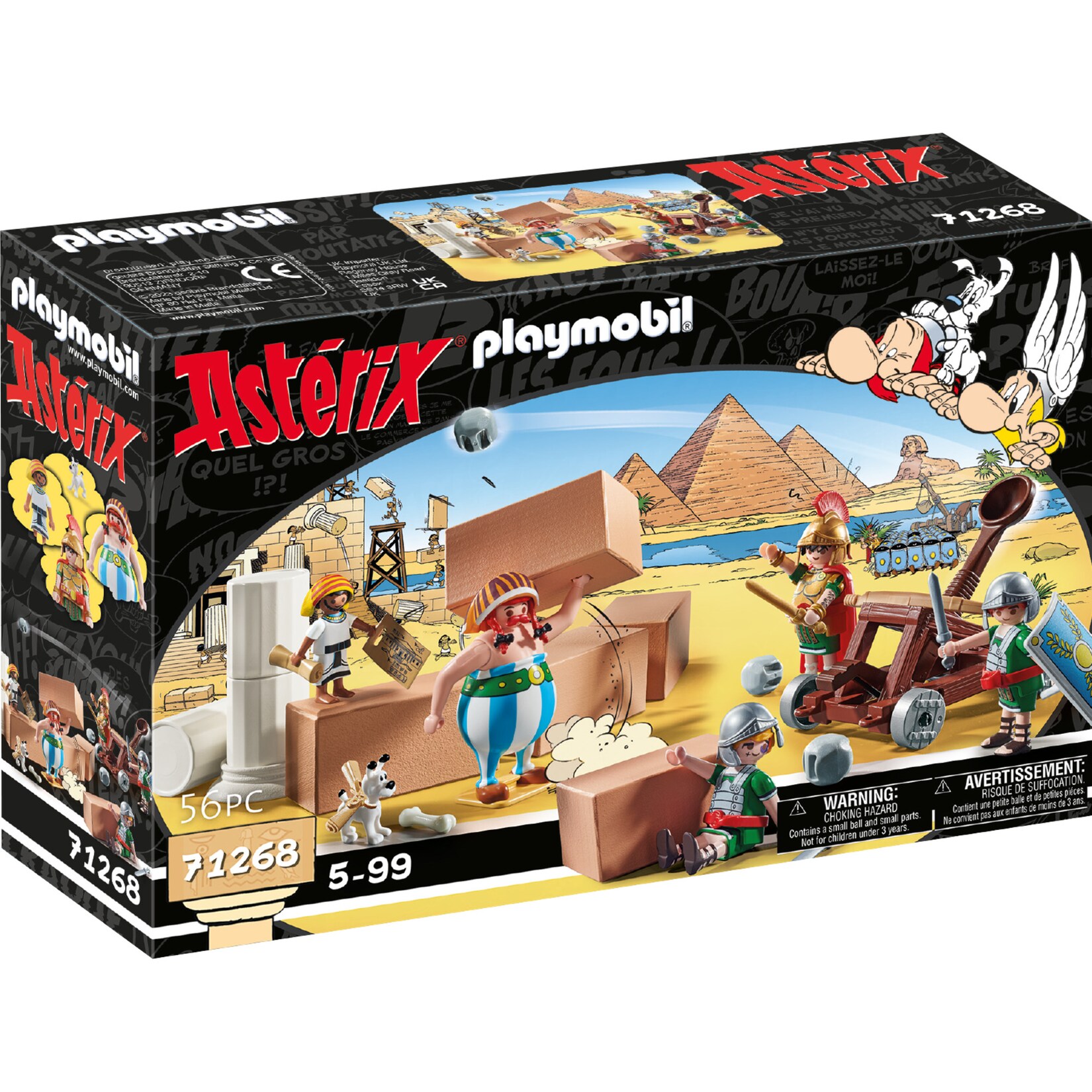 PLAYMOBIL Konstruktionsspielzeug Asterix Numerobis und die Schlacht um den Palast