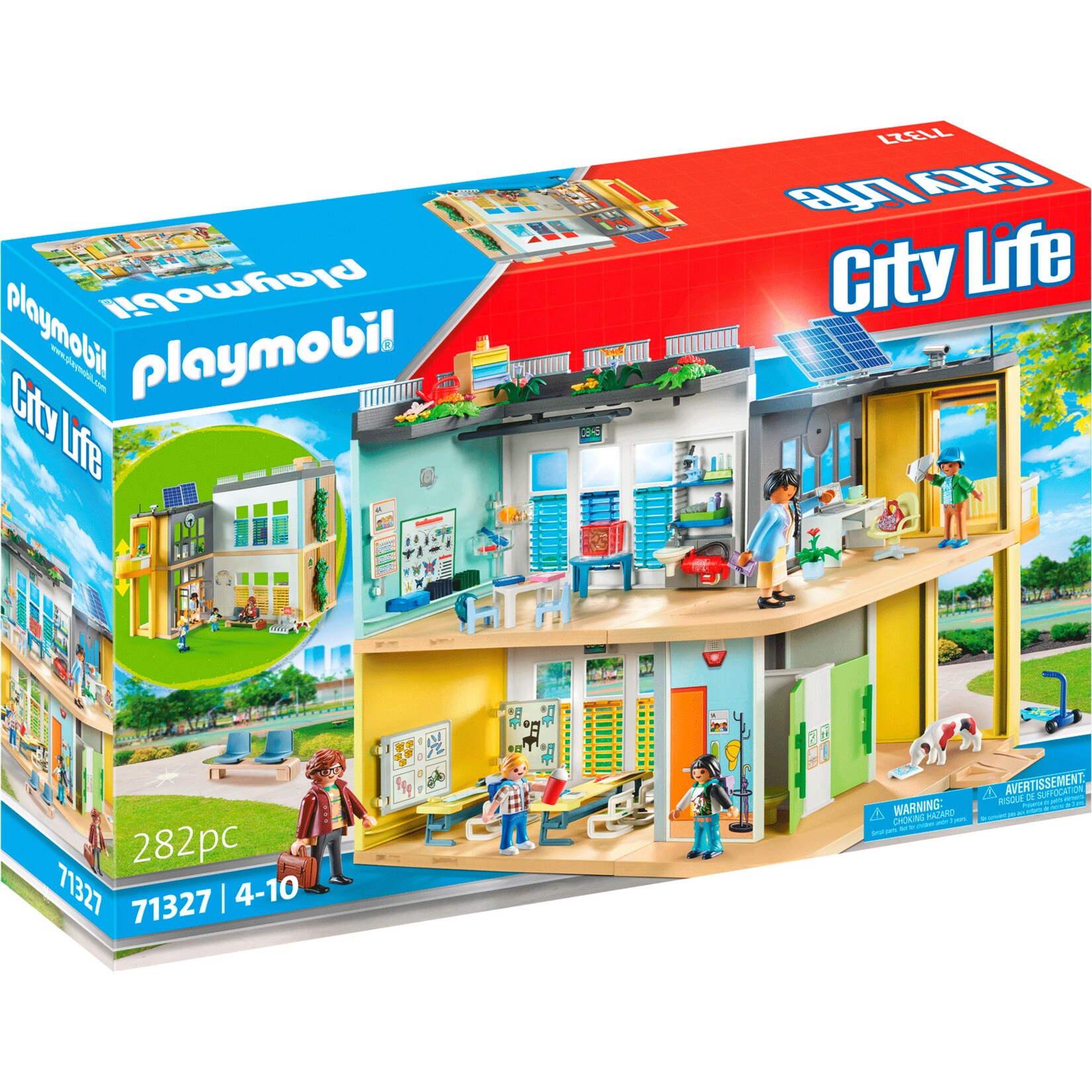 PLAYMOBIL Konstruktionsspielzeug City Life Große Schule