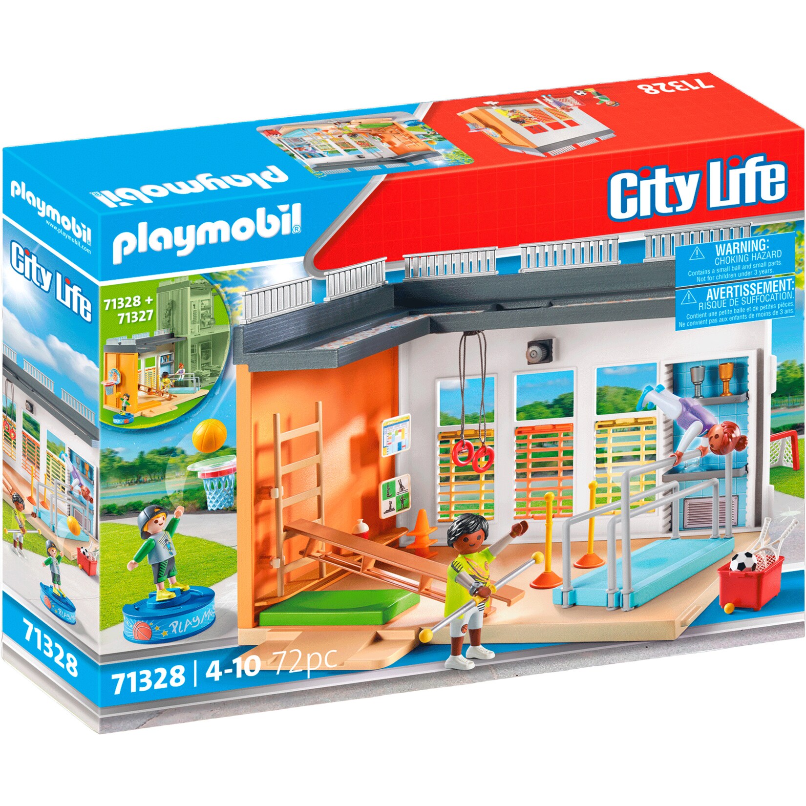 PLAYMOBIL Konstruktionsspielzeug City Life Anbau Turnhalle