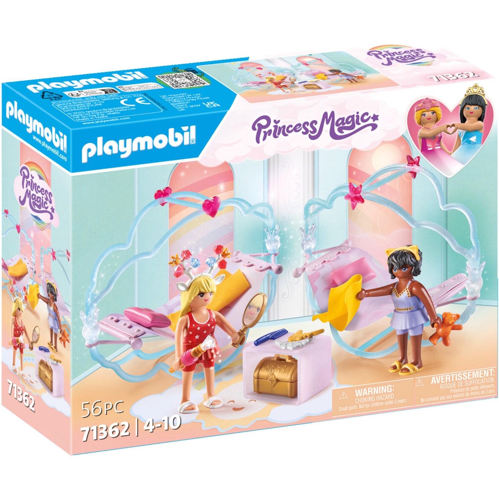 PLAYMOBIL Konstruktionsspielzeug Princess Magic Himmlische Pyjamaparty