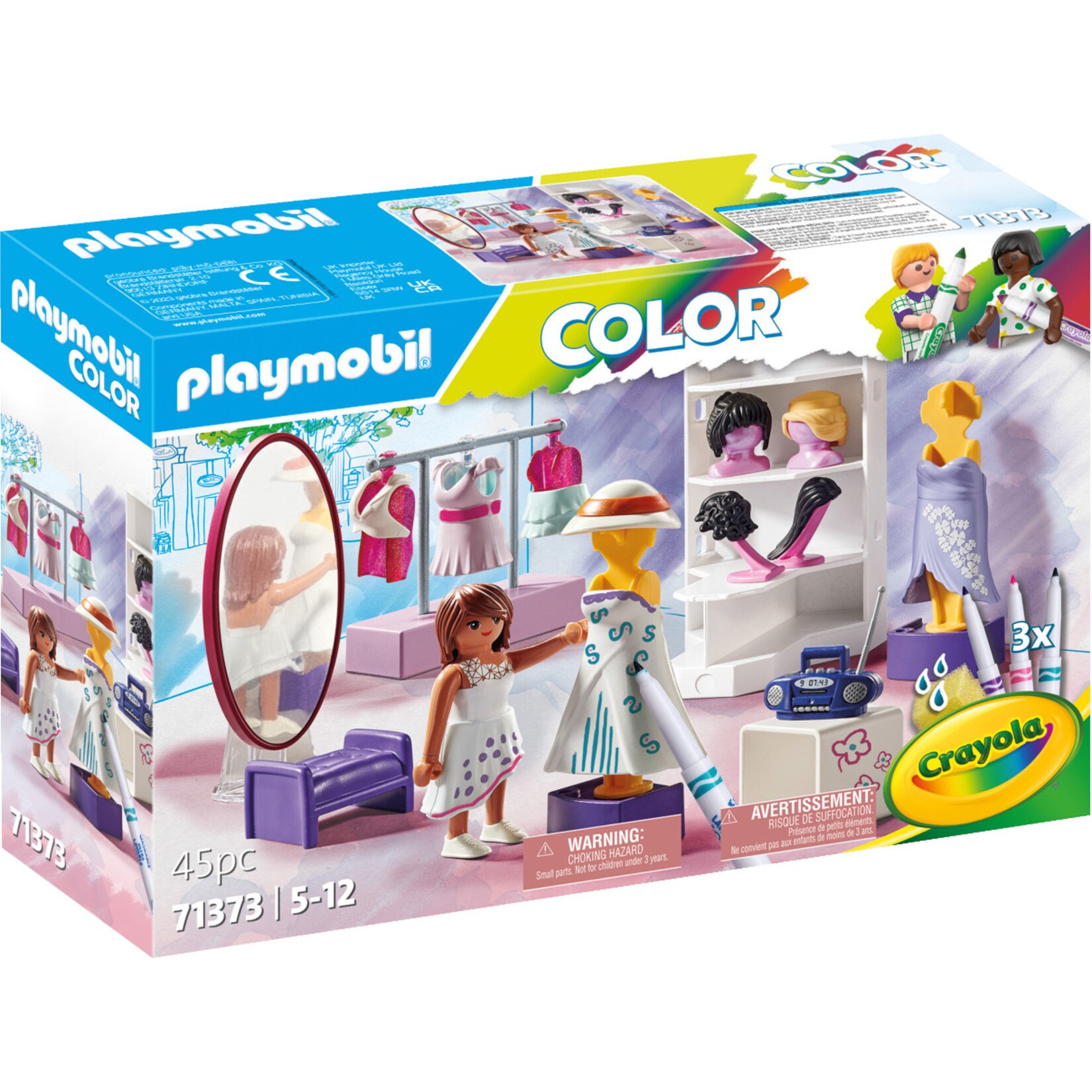 PLAYMOBIL Konstruktionsspielzeug Color Fashion Design Set