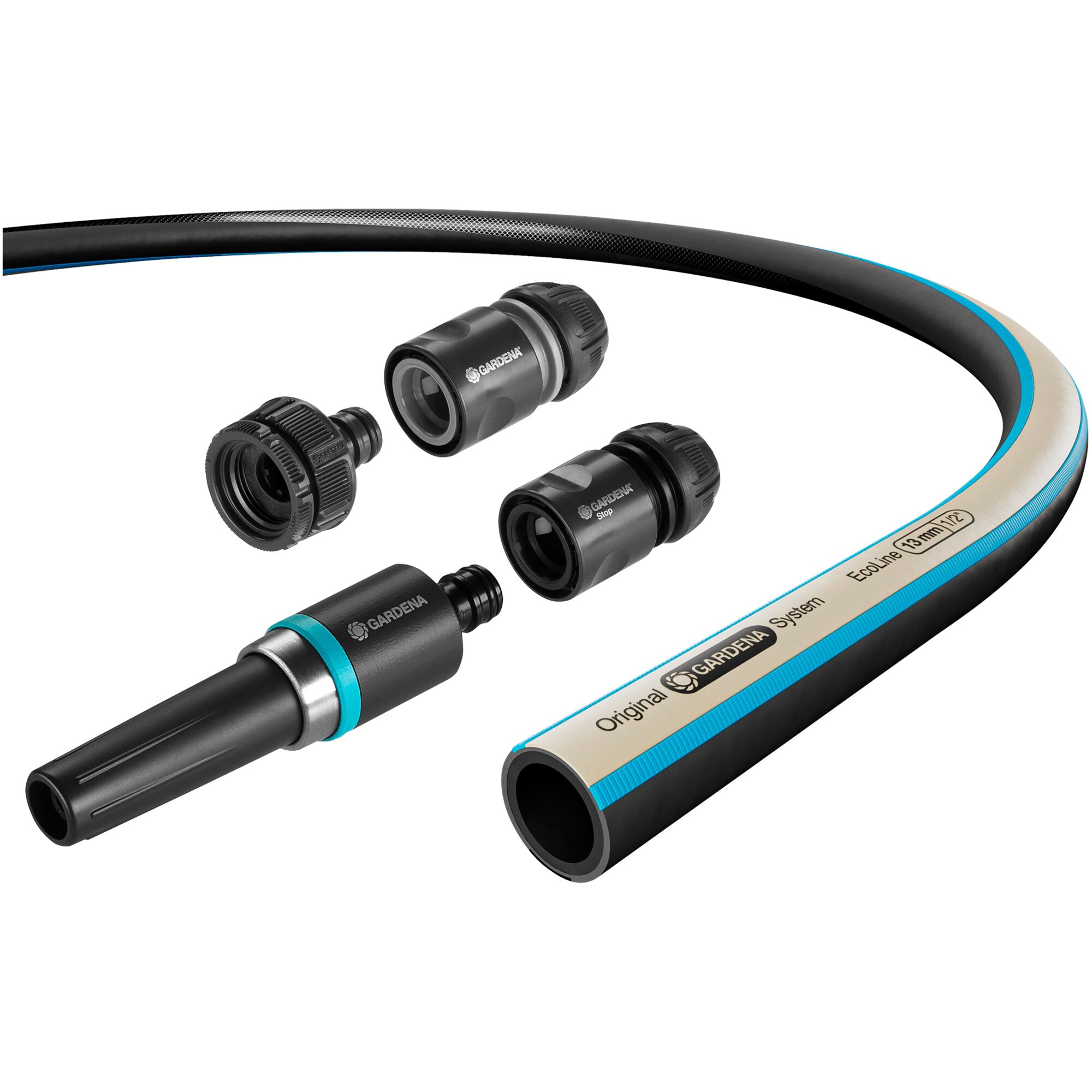 GARDENA Schlauch EcoLine Schlauch 13mm (1/2"), 20 Meter, mit Systemteilen - Bild 1