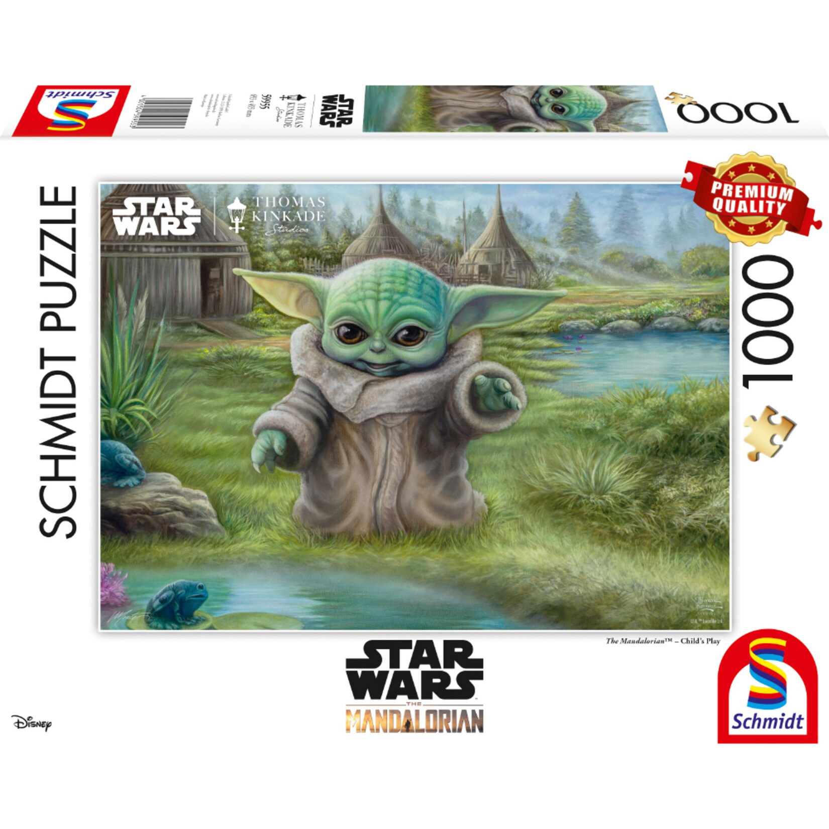 Schmidt Spiele Puzzle Thomas Kinkade Studios: Star Wars The Mandalorian – Grogu Das Kind | 04001504599553