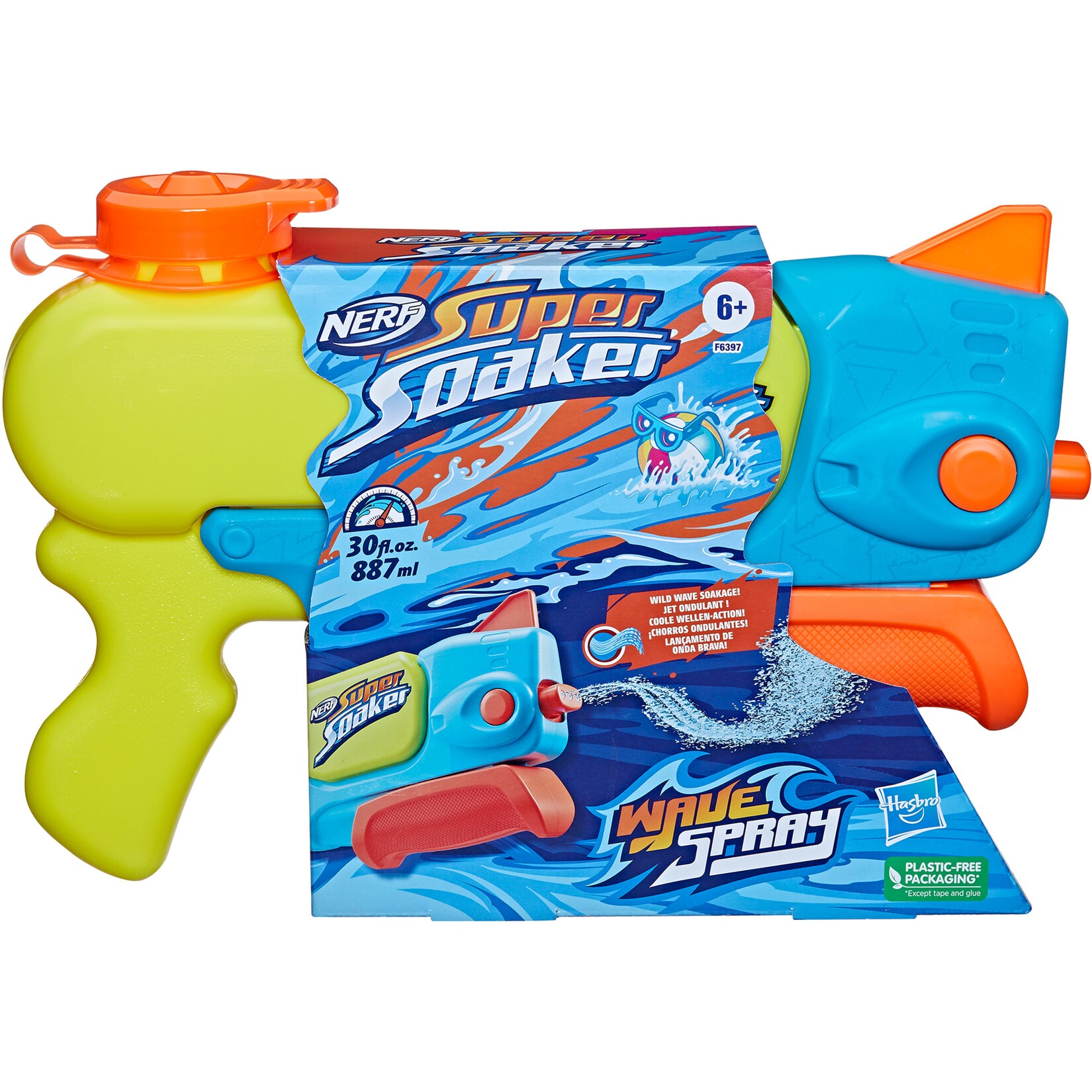 Hasbro Wasserpistole Nerf Super Soaker Wave Spray