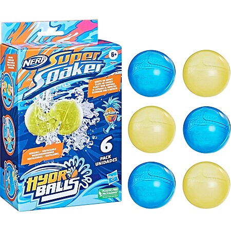 Hasbro Wasserspielzeug Nerf Super Soaker Hydro Balls 6er-Pack - Bild 1