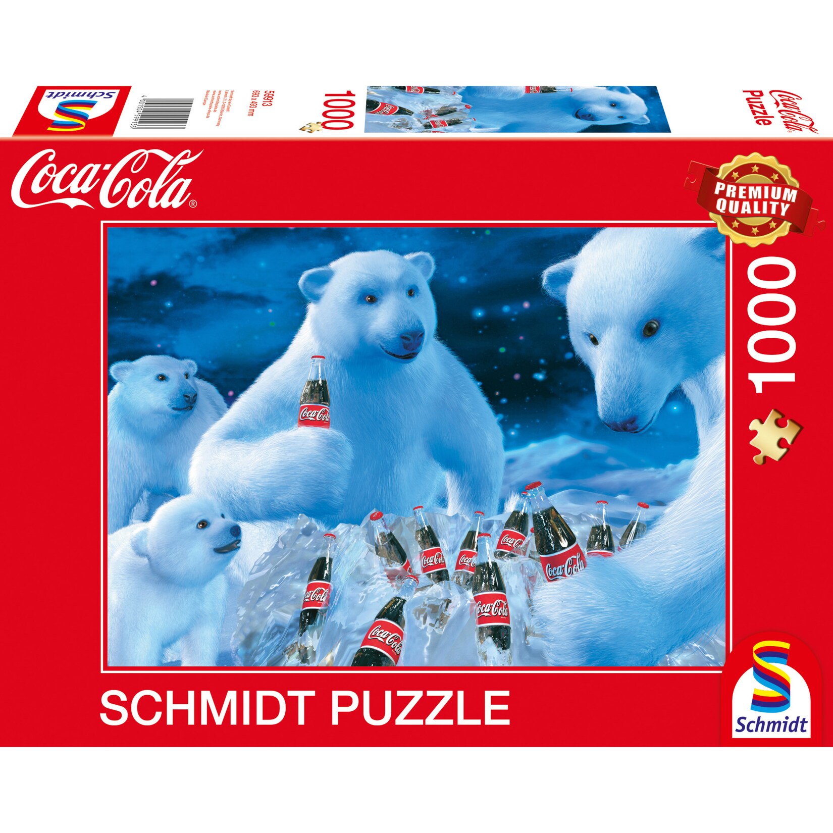 Schmidt Spiele Puzzle Coca-Cola – Polarbären | 04001504599133