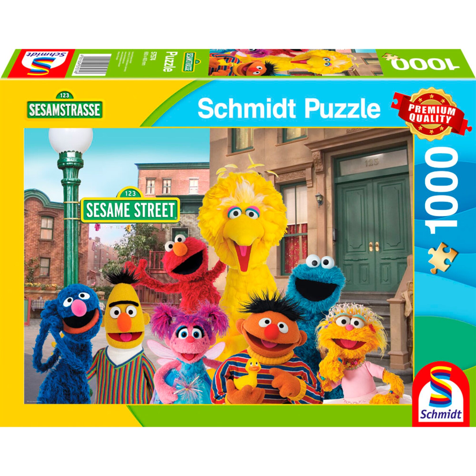Schmidt Spiele Puzzle Sesamstrasse: Ein Wiedersehen mit guten alten Freunden | 04001504575748