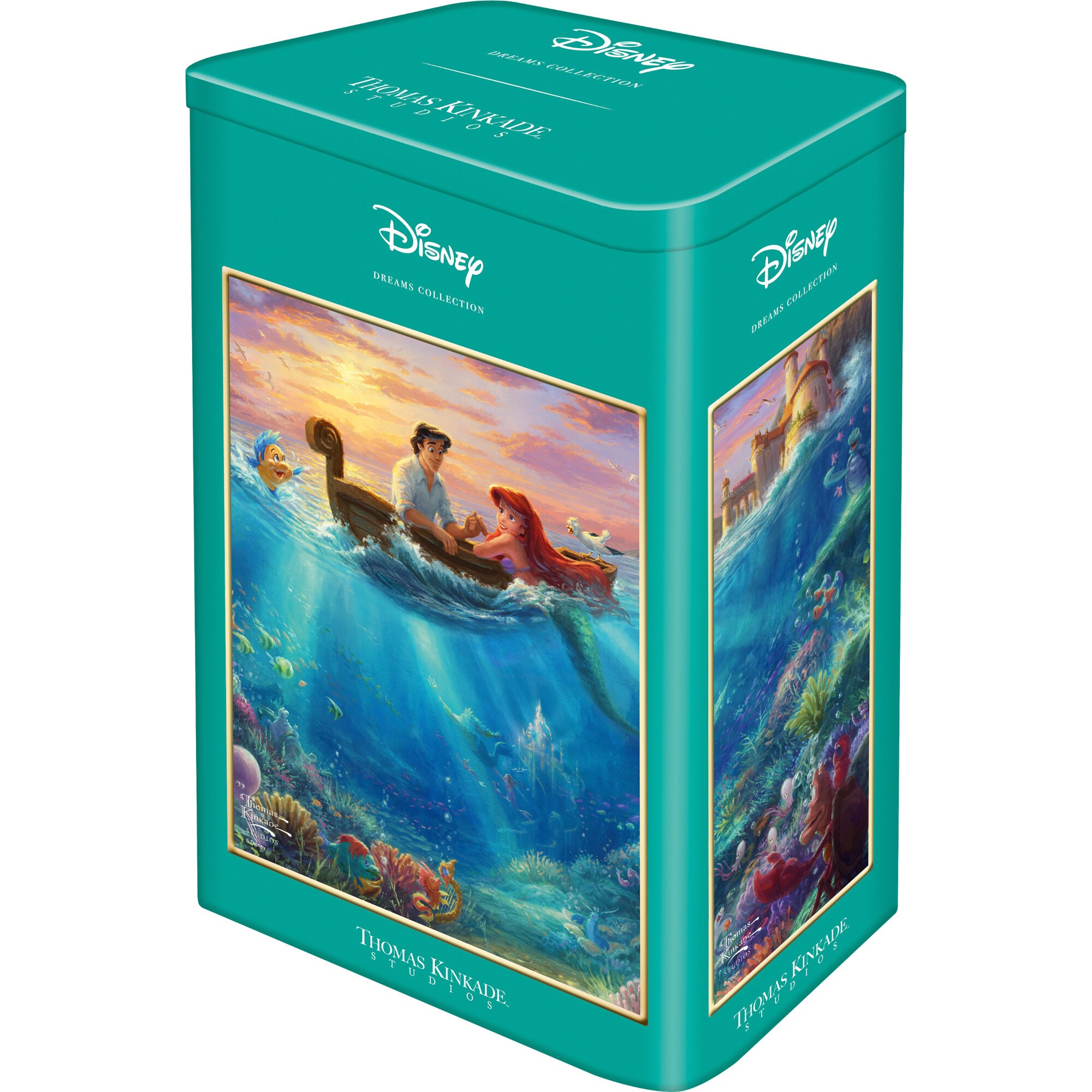 Schmidt Spiele Puzzle Thomas Kinkade Studios: Disney - Arielle in der Nostalgie Metalldose - Bild 1